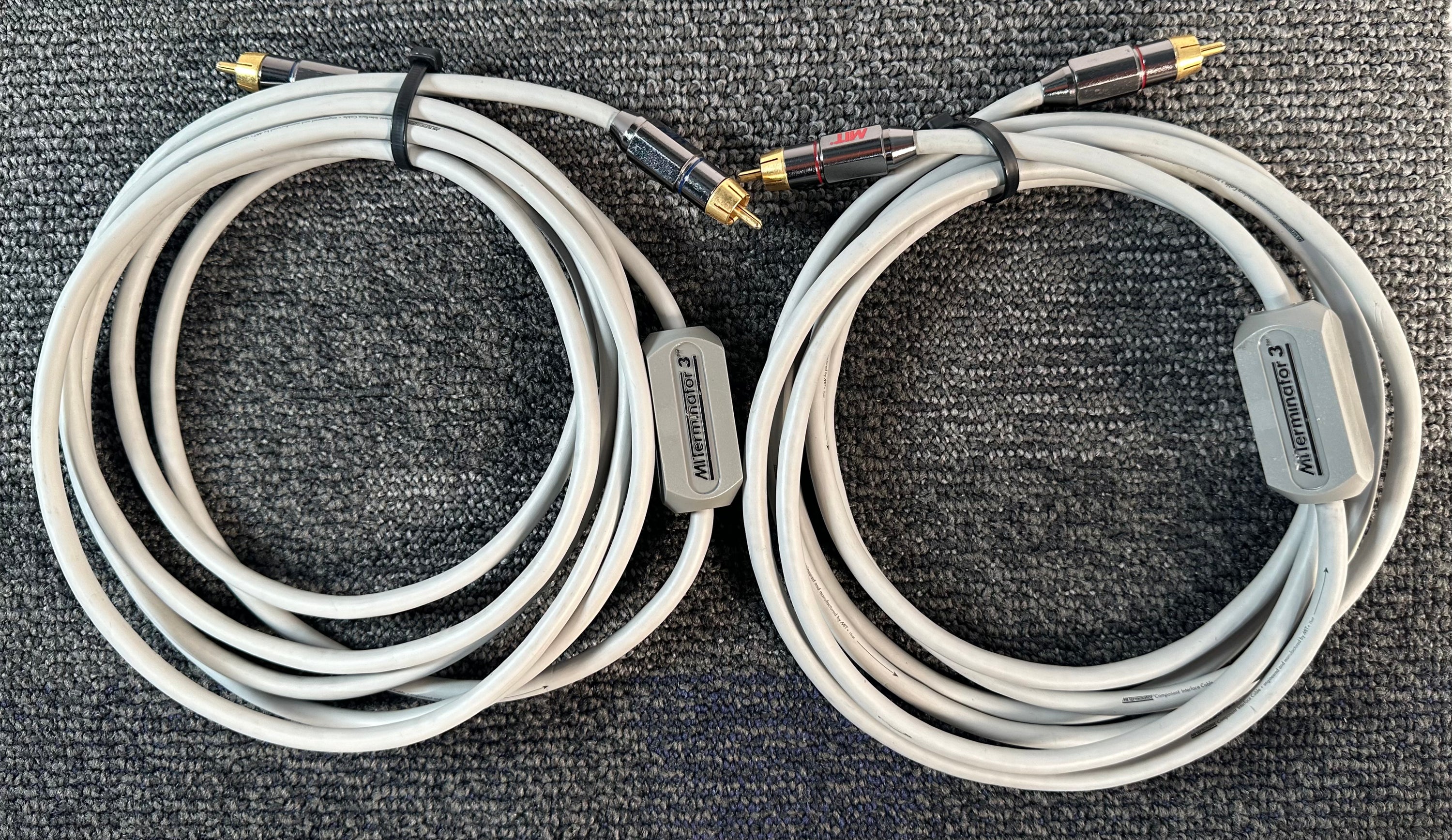 MIT Terminator 3 RCA Interconnects 3 Meters