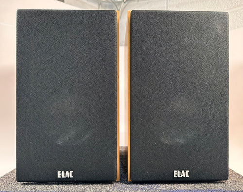Elac 201 Bookshelf Speakers Alder Veneer Made in Germany