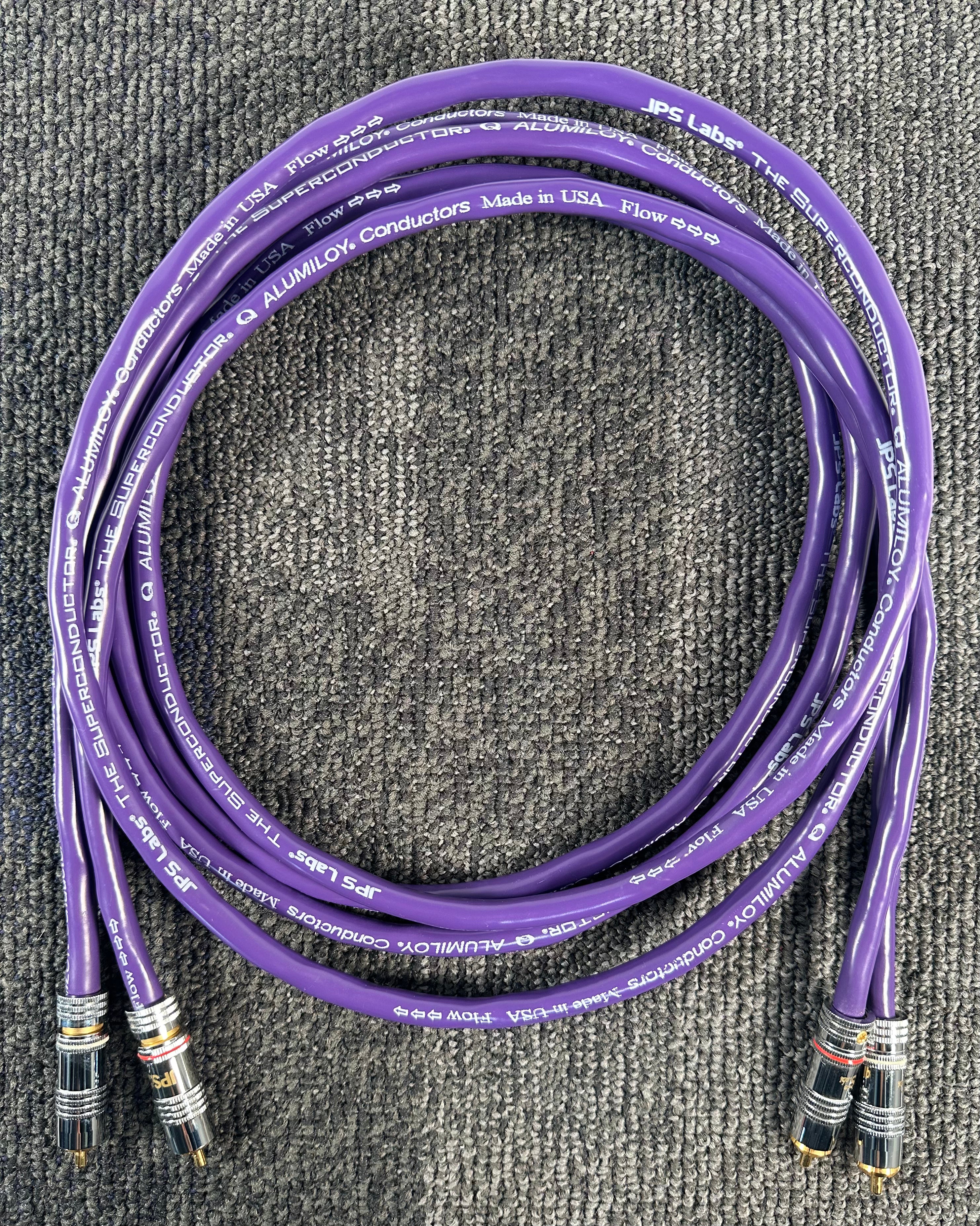 JPS Labs SuperConductor Q 2.0 Meter RCA Interconnects Pair