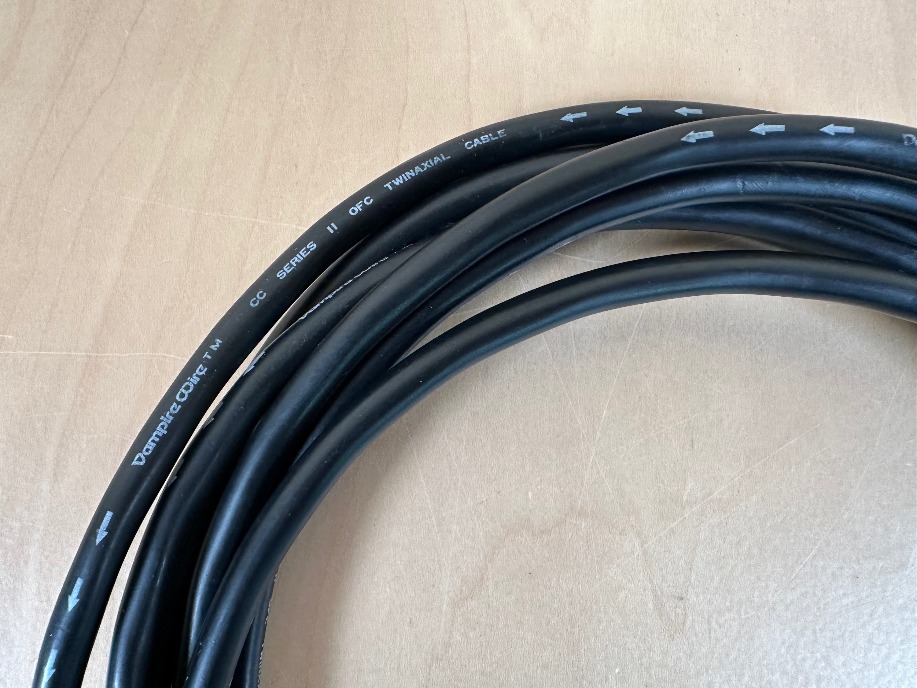 Vampire Wire CC Series II OFC 1.5 Meter Twinaxial RCA Interconnects