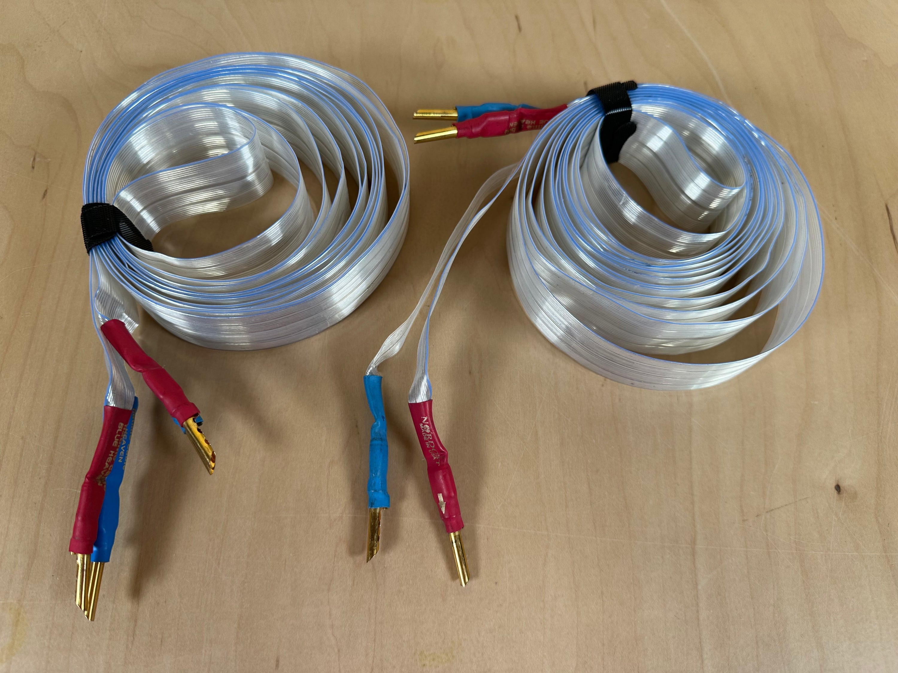Nordost Flatline Blue Heaven Speaker Cables 4 meter pair