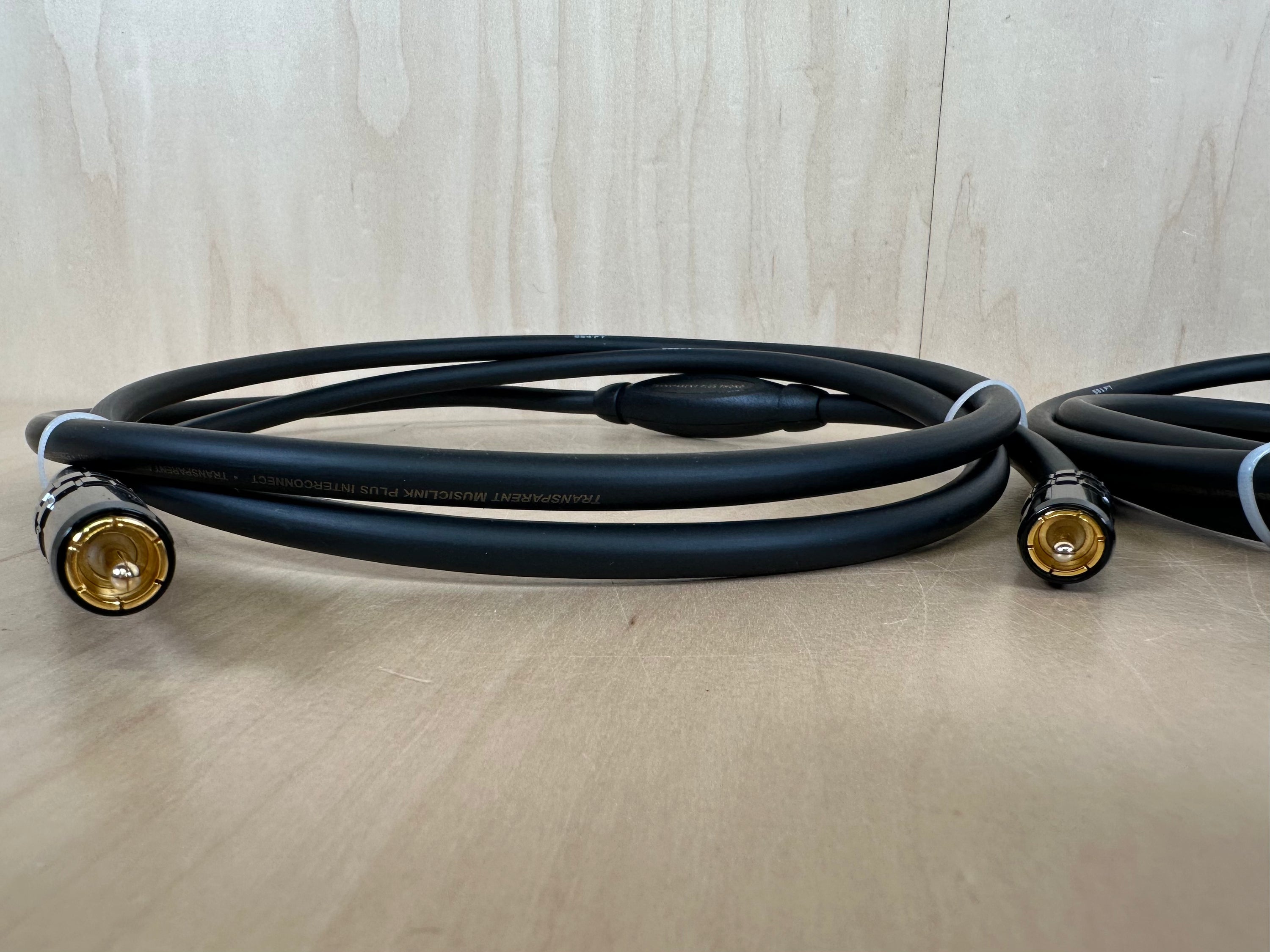 Transparent Audio Musiclink Plus Phono Gen 5 Interconnects 2 Meters RCA