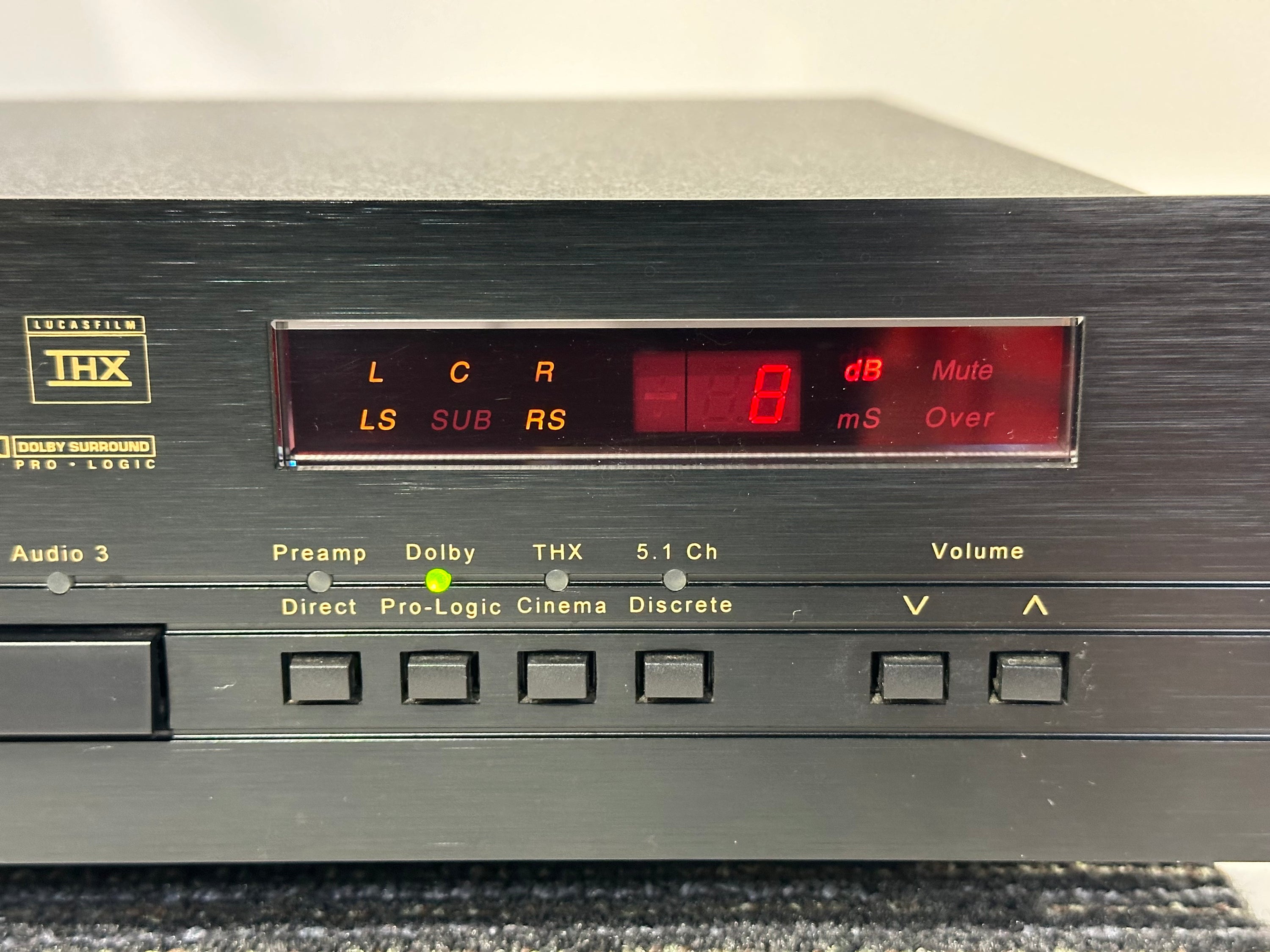 Parasound P/SP-1500 AV Processor/Preamplifier w/Original Remote