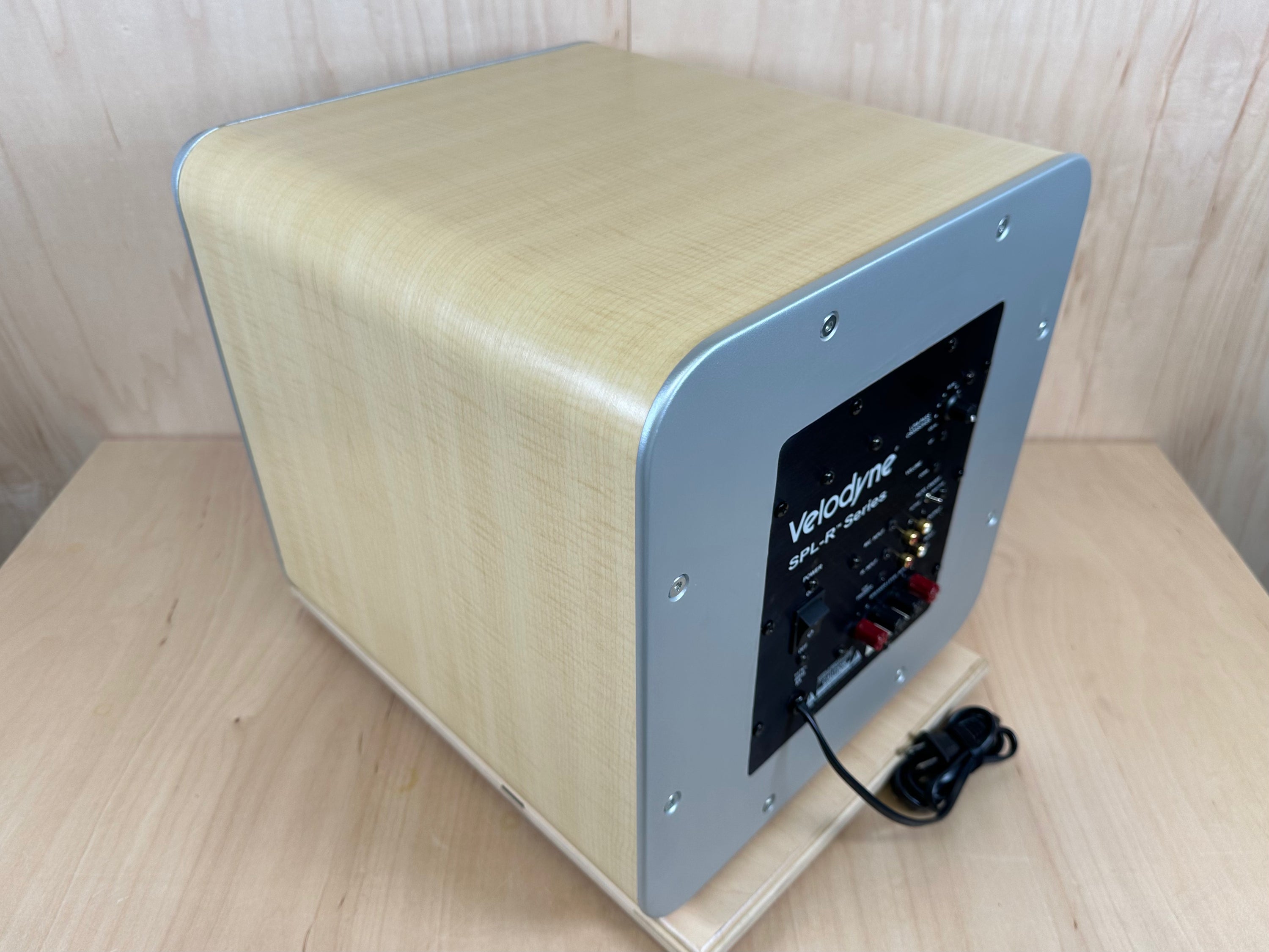 Velodyne SPL12RMA 12" SPL-R Series Powered Subwoofer Light Maple