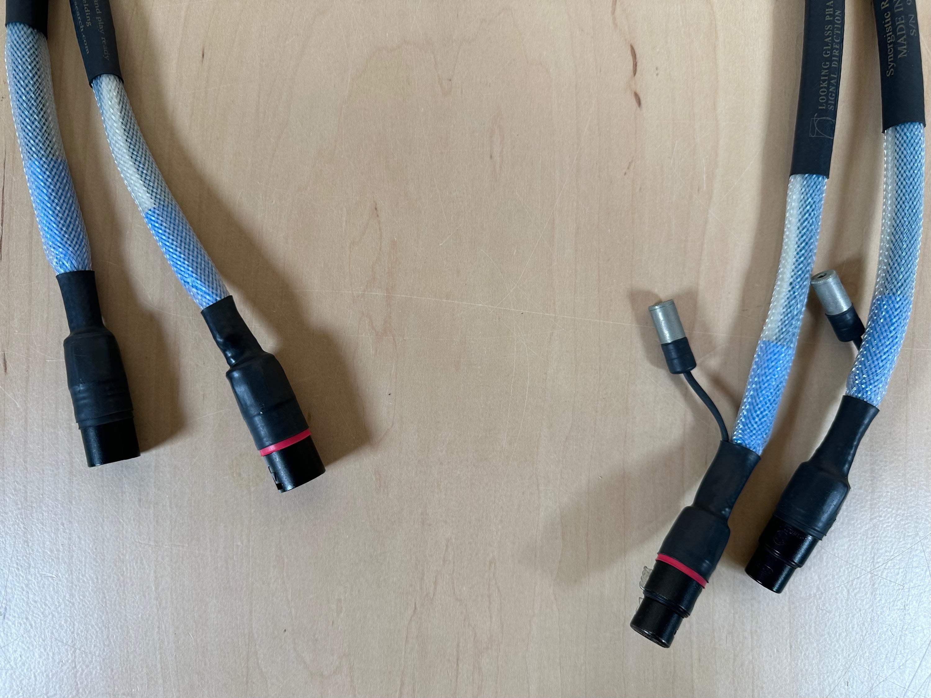 Synergistic Research Looking Glass Phase II XlR Interconnects 1 Meter Pair