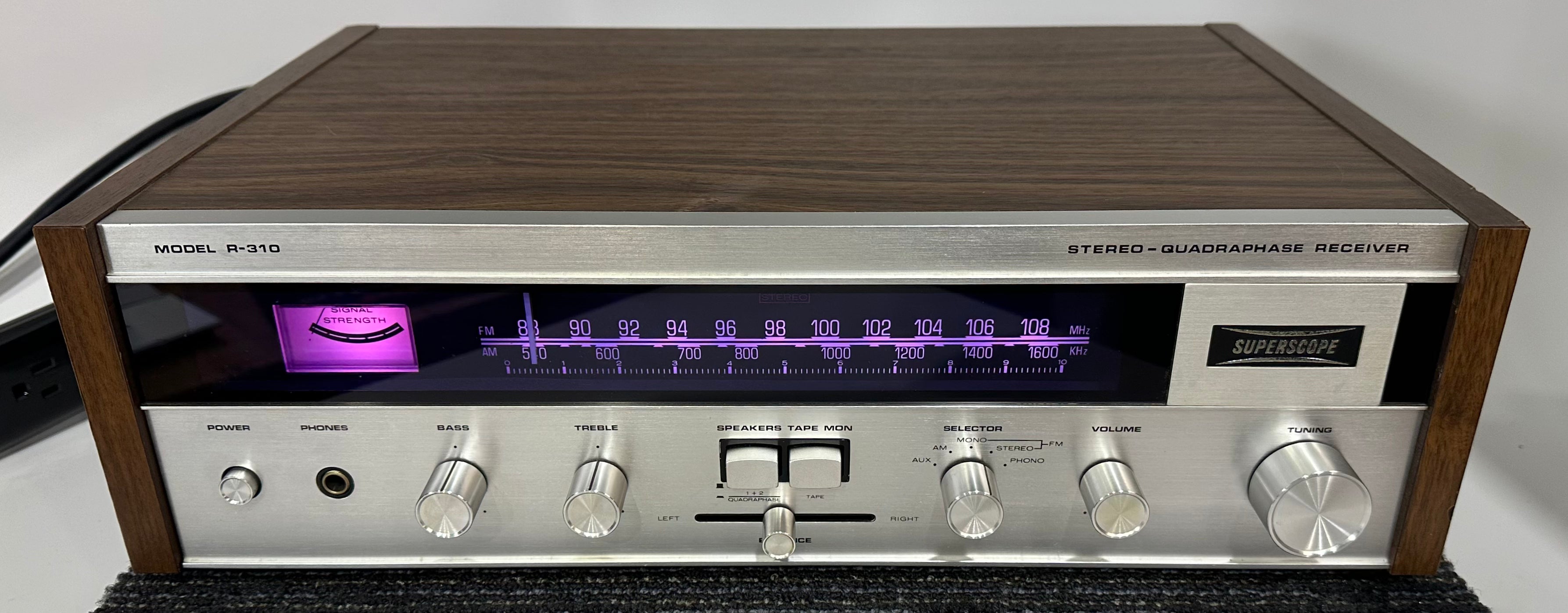 Superscope Model R-310 Receiver  			