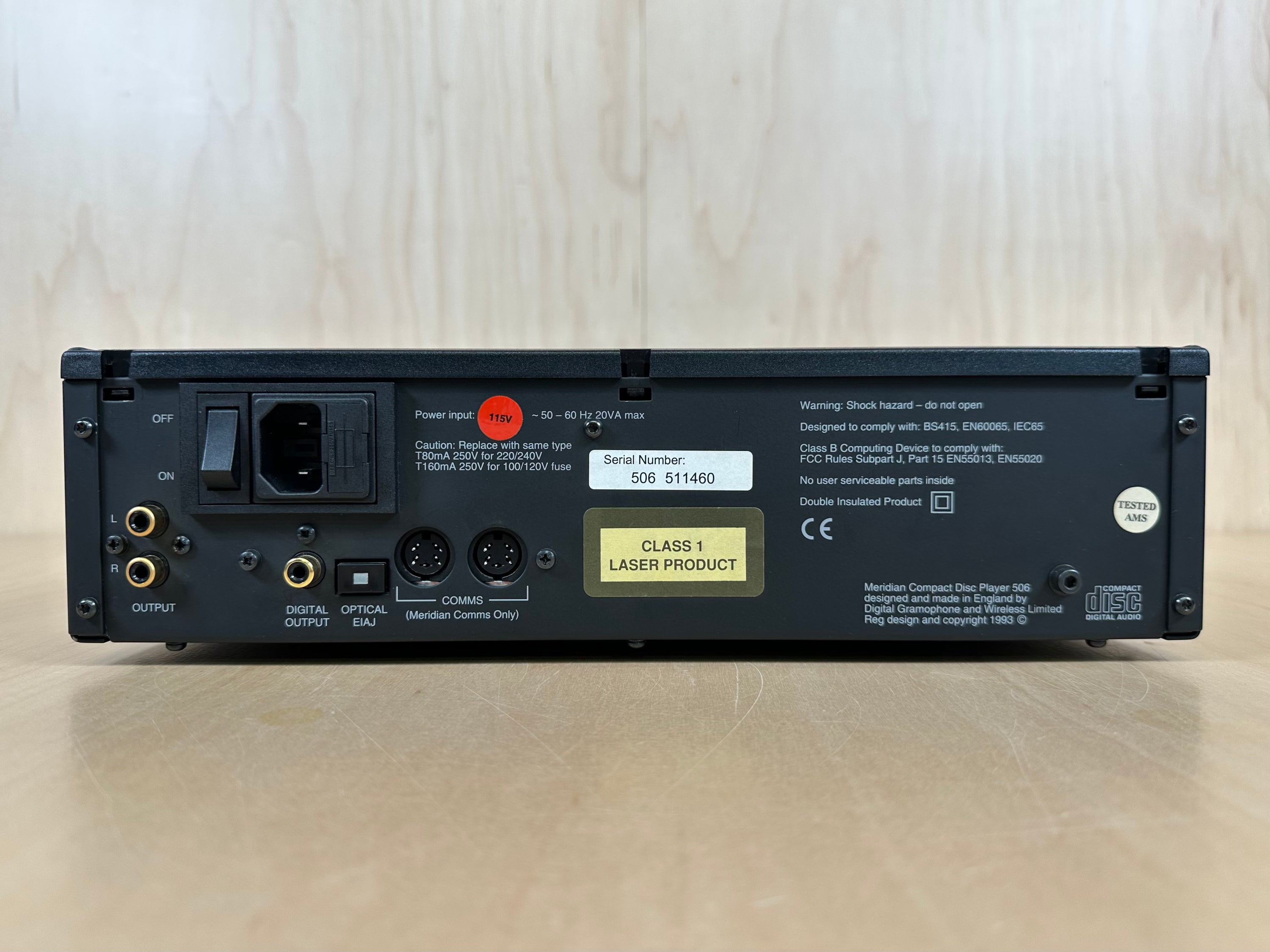 Meridian 506 24 Bit CD Player