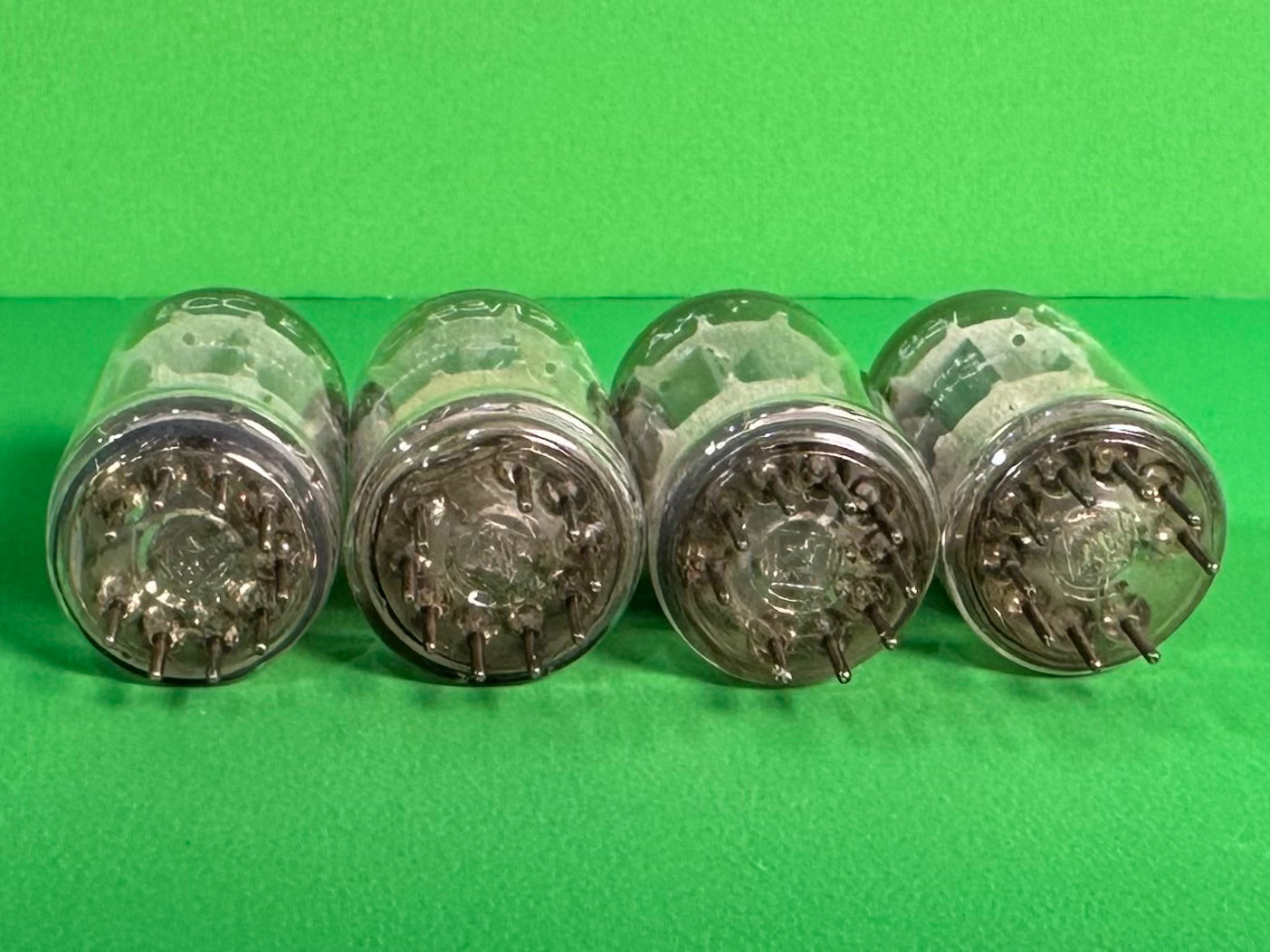 Telefunken ECC 83/12AX7 Tubes Ribbed Plate X 4 Made In West Germany