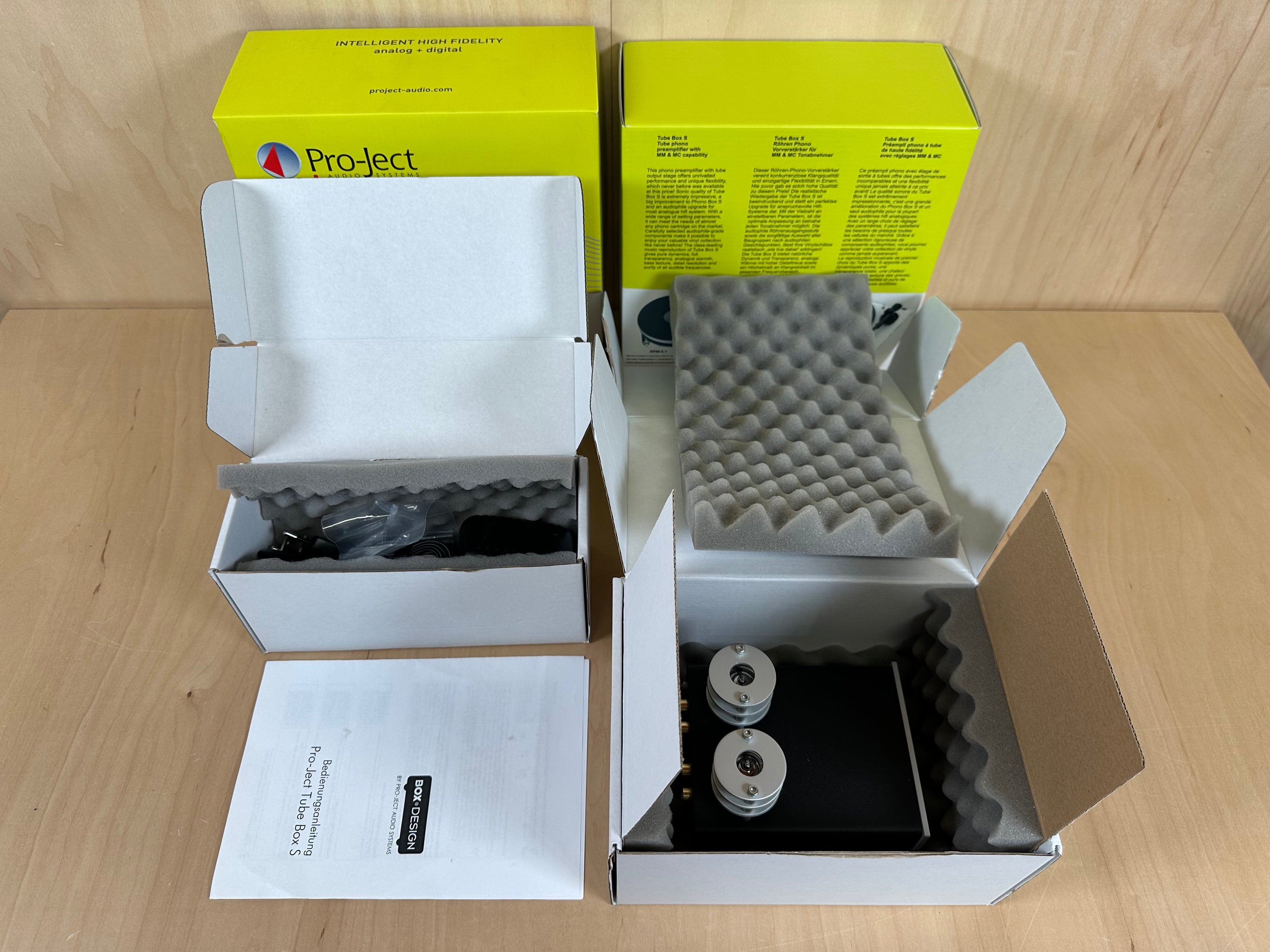 Project Tube Box S Phono Preamplifier Original Box