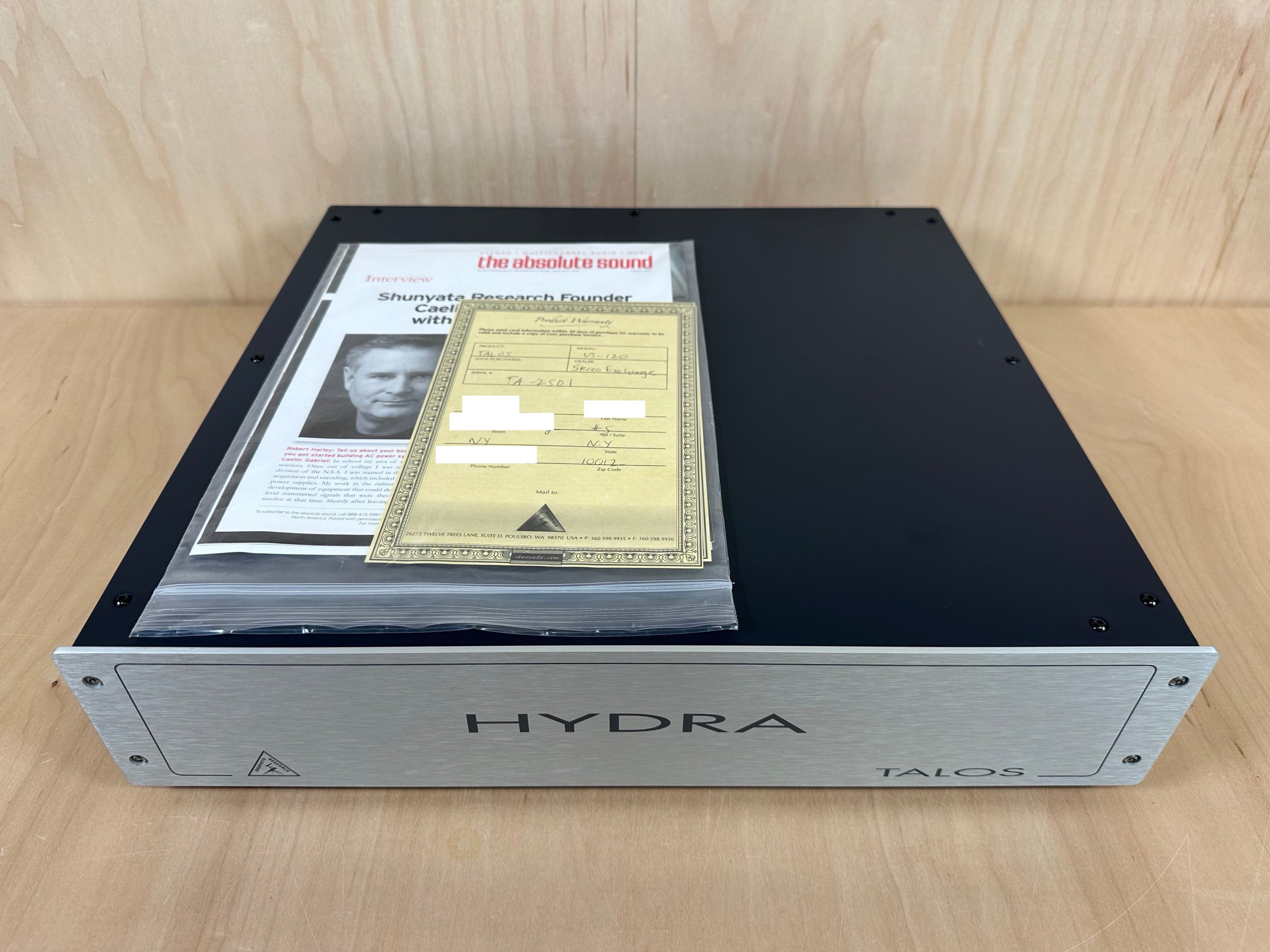 Shunyata Research Hydra Talos Power Conditioner