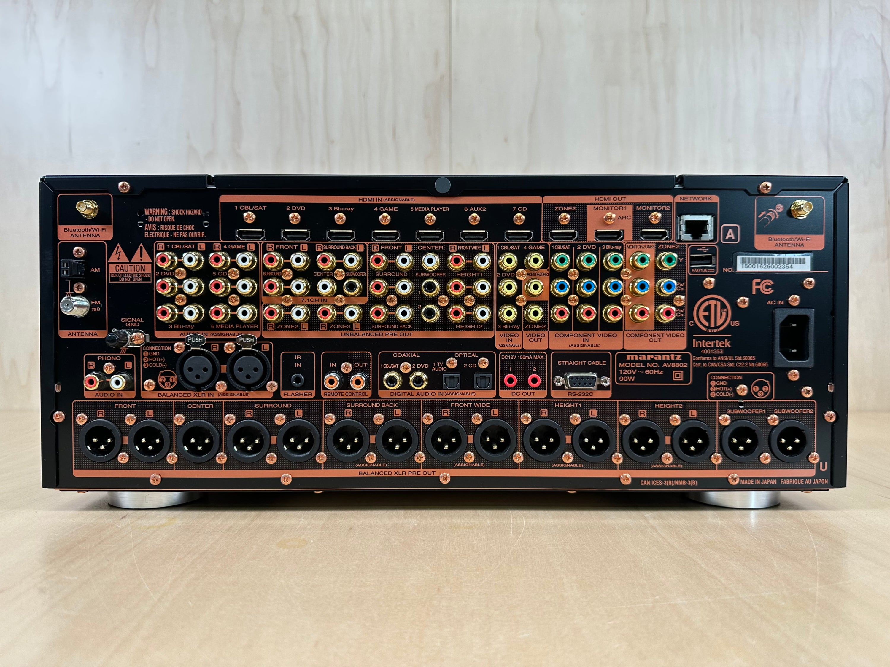 Marantz AV8802A 11.2 Channel AV Preamplifier Dolby Atmos 4K HDMI WiFi Bluetooth