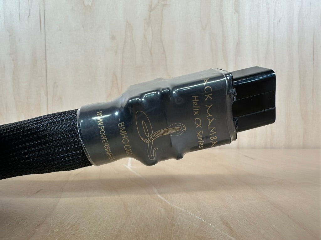 Shunyata Research Black Mamba HC Helix CX Series C19 AC Cord 1.75 Meters