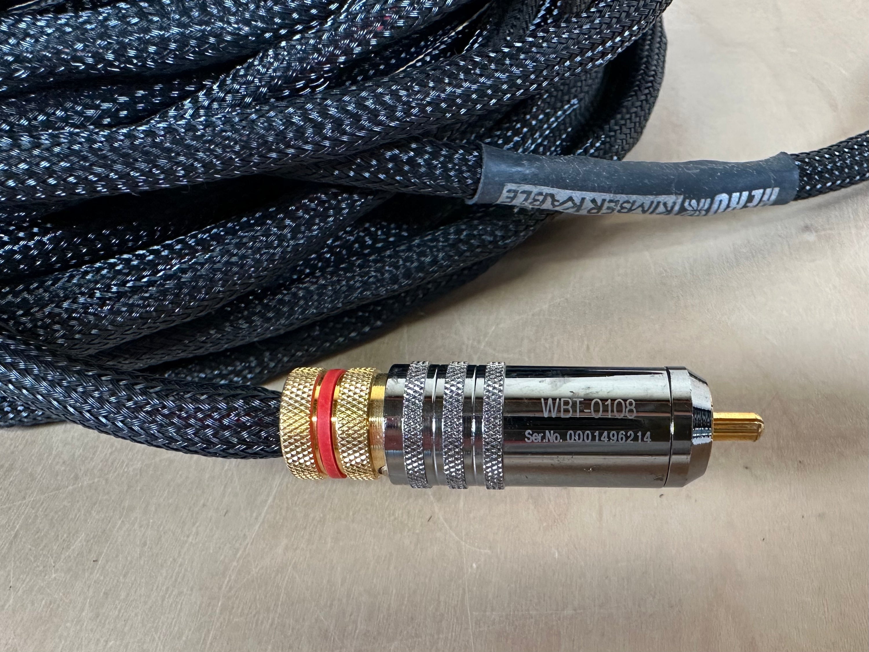 Kimber Kable Hero RCA Interconnects w/WBT-0108 Connectors 8 Meter Pair