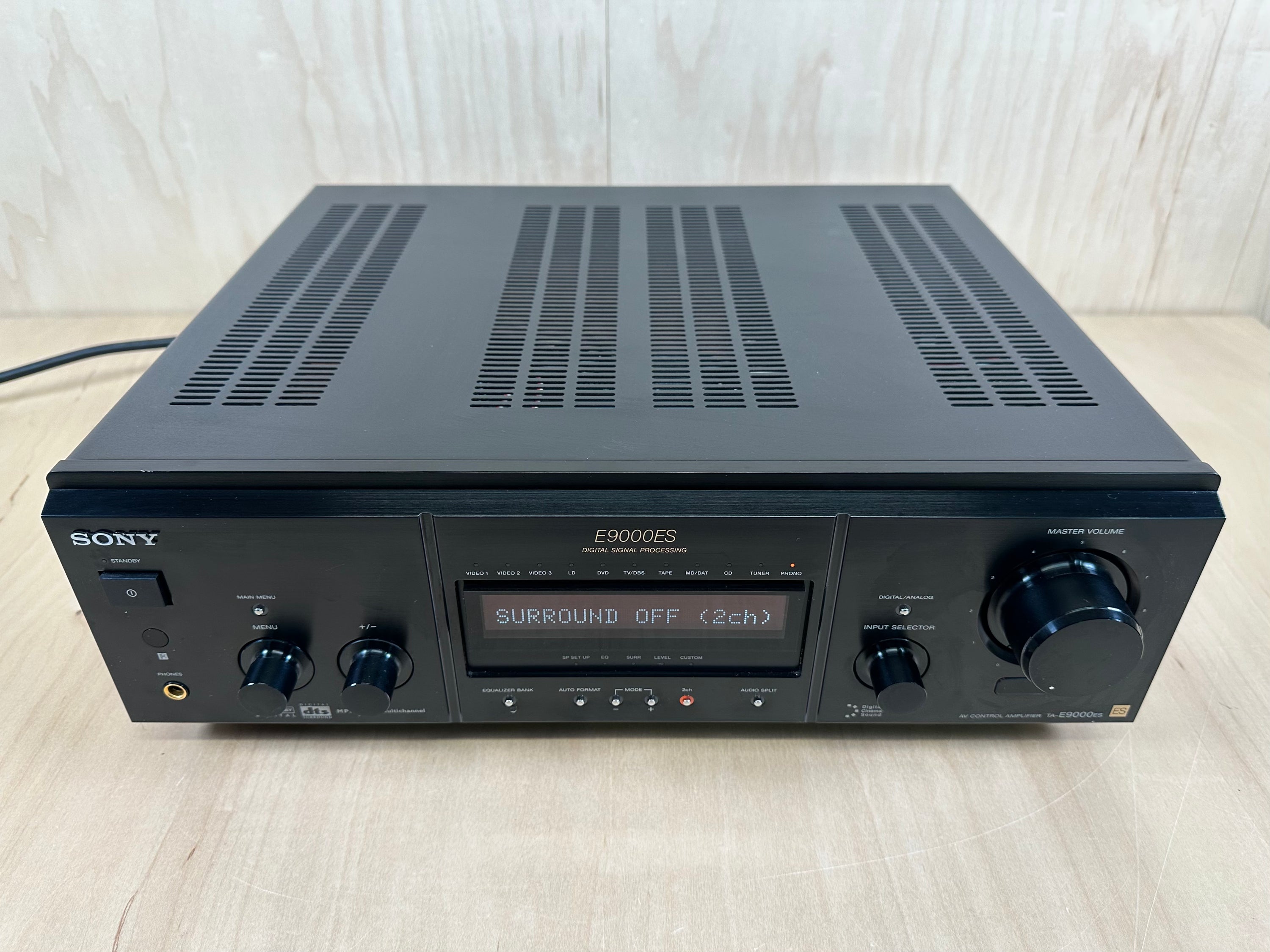 Sony TA-E9000ES AV Preamplifier w/Phono Preamp – Record Mart Sony TA-E9000ES AV Preamplifier w/Phono Preamp – Record Mart