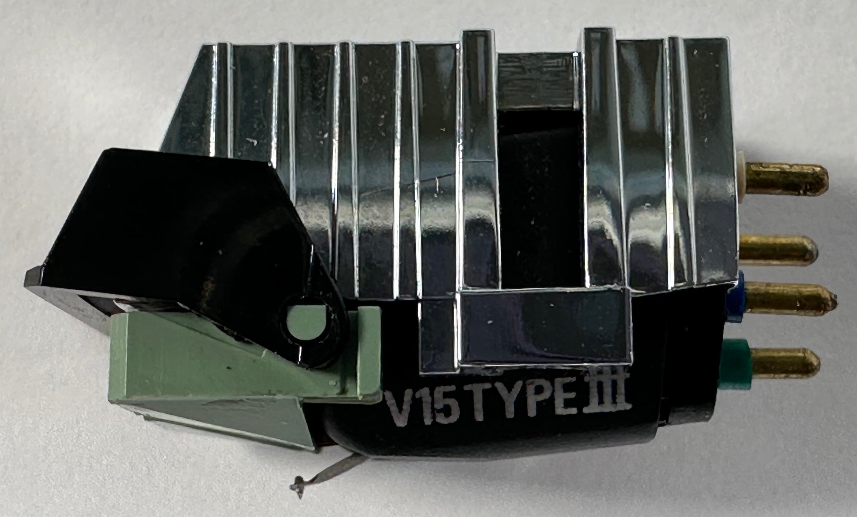 V15 SHURE Shure ♪SHURE Type TYPEⅢ鏡面白文字＋VN35E純正針付動作