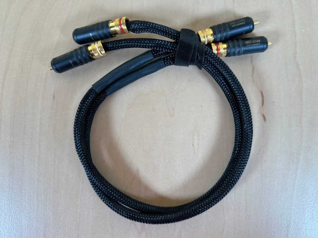Kimber Kable HERO RCA Interconnects w/WBT-0144 plugs .5 meter PAIR