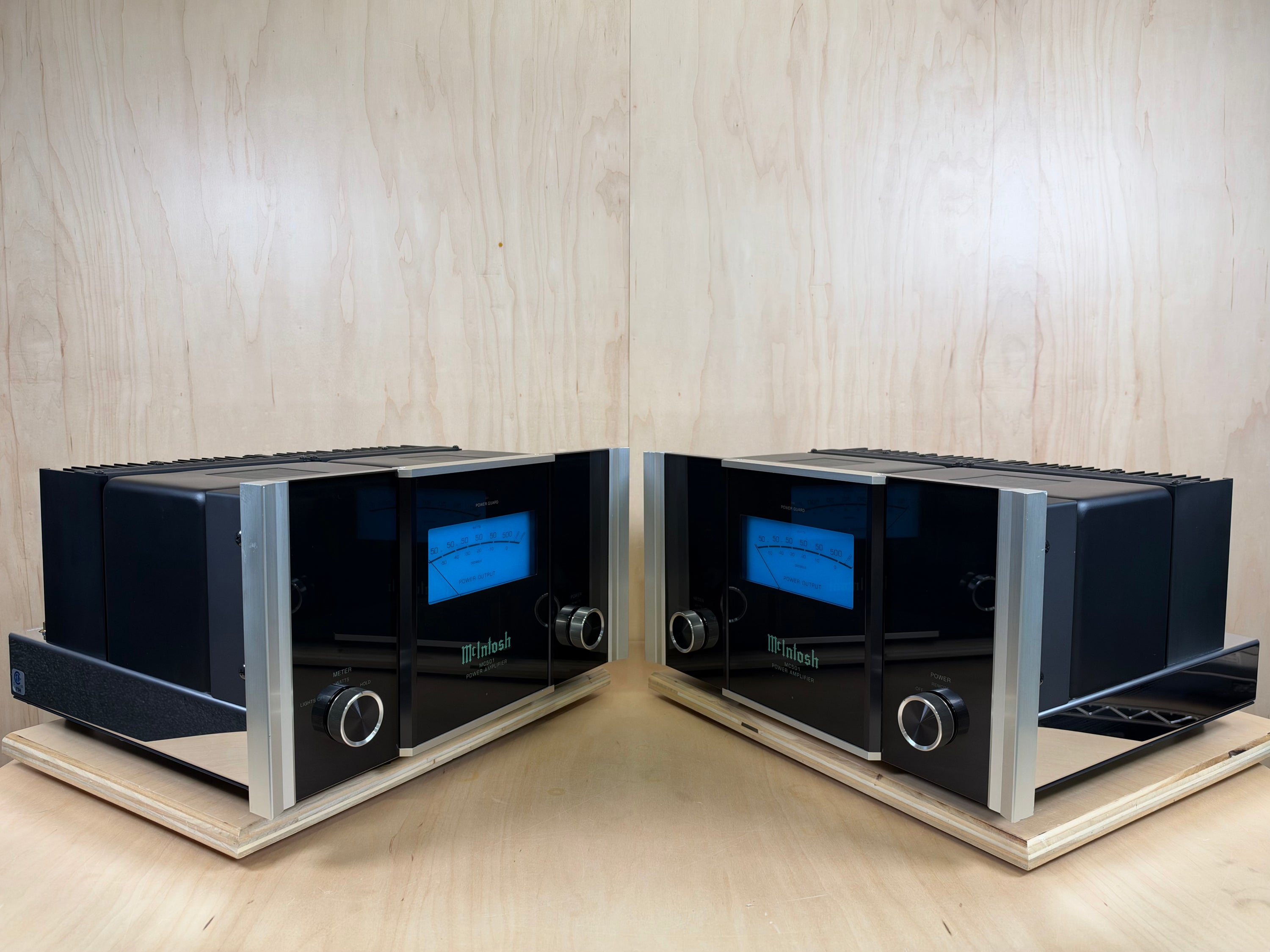 McIntosh MC501 Power Amplifiers w/ Consecutive Serial Numbers