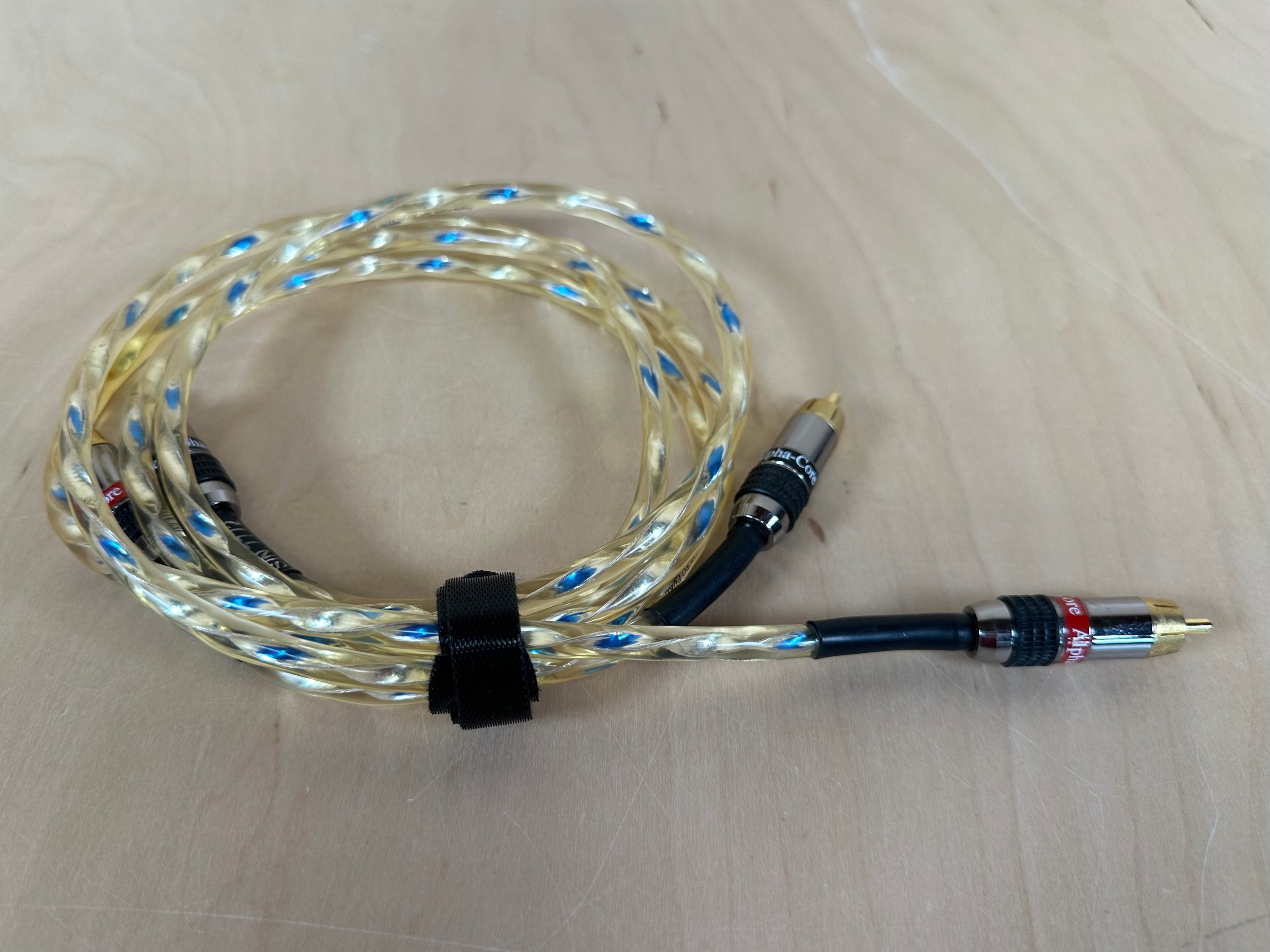 Alpha Core Micro Purl Foil RCA Interconnects 1 Meter