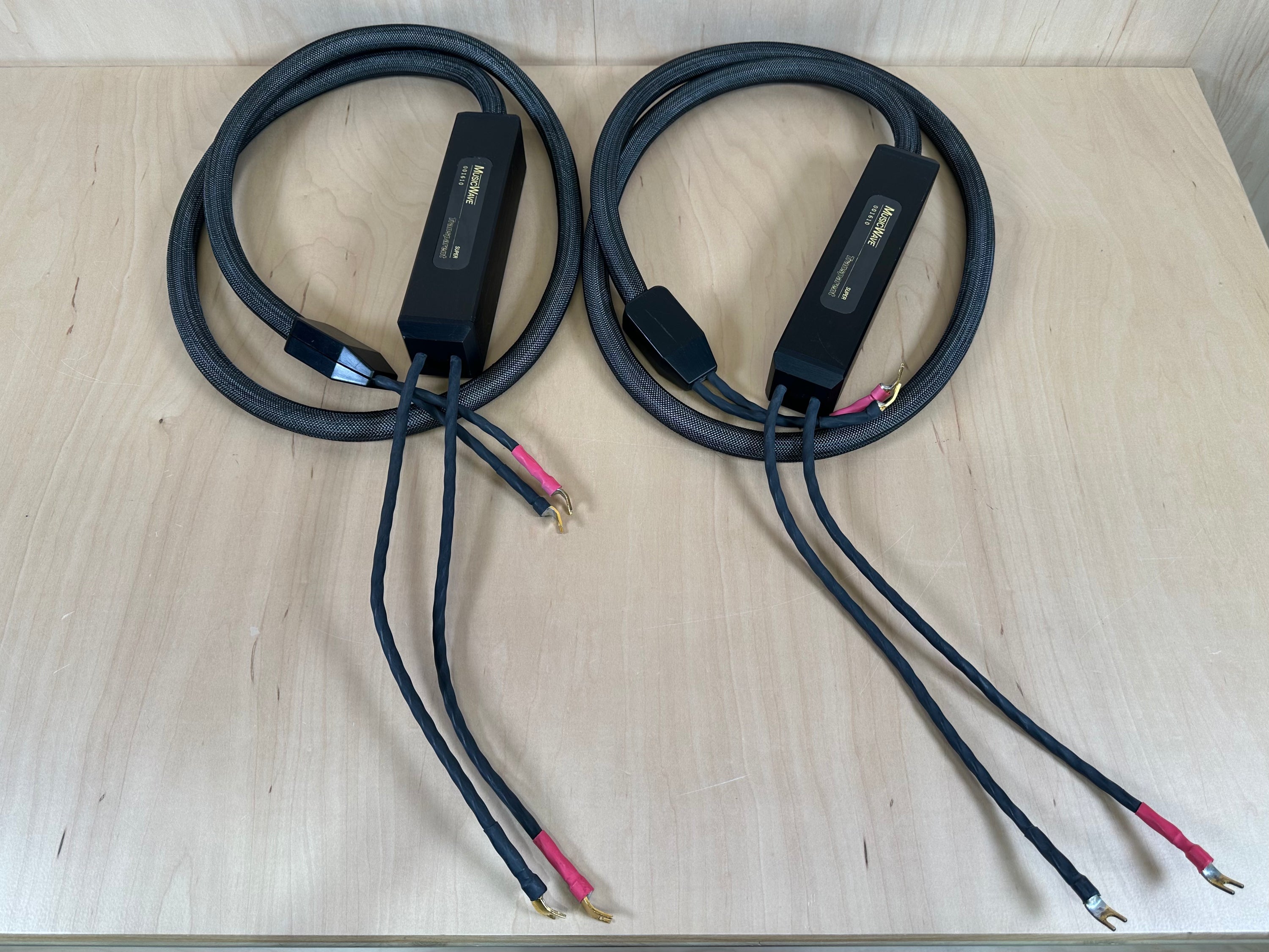 Transparent Audio Musicwave Super 8' Speaker Cables w/Spade Connectors