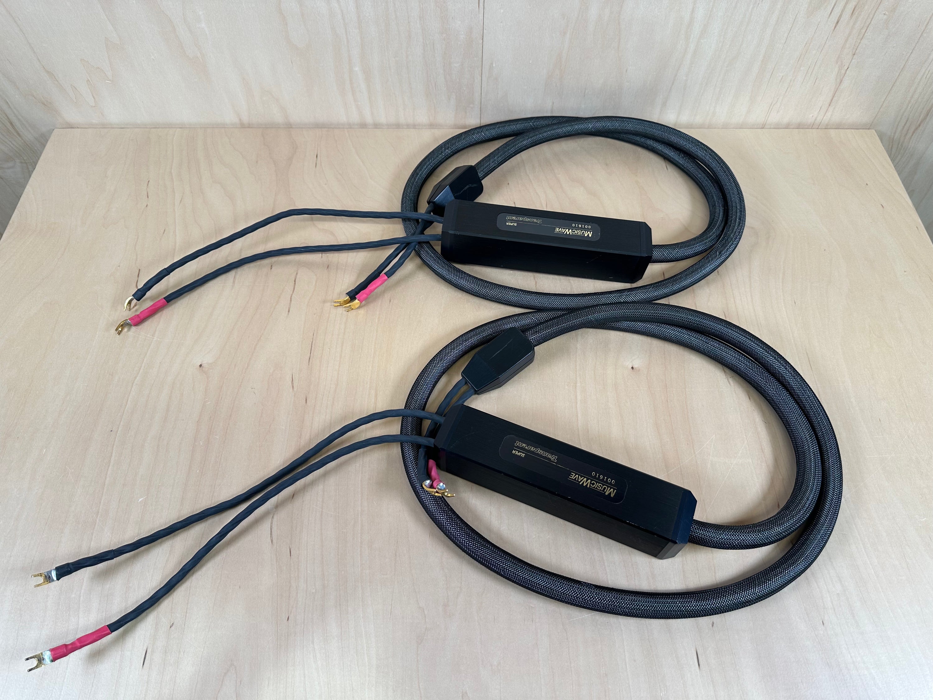 Transparent Audio Musicwave Super 8' Speaker Cables w/Spade Connectors