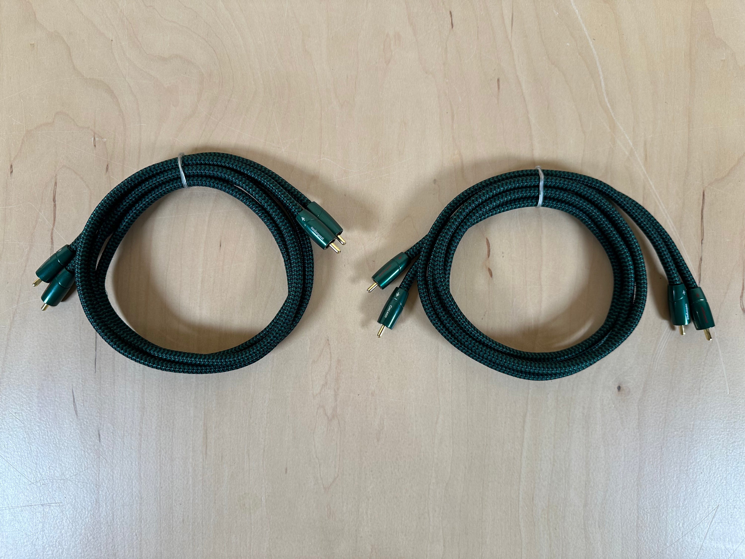 AudioQuest Chicago RCA Interconnects  1 Meter Pair