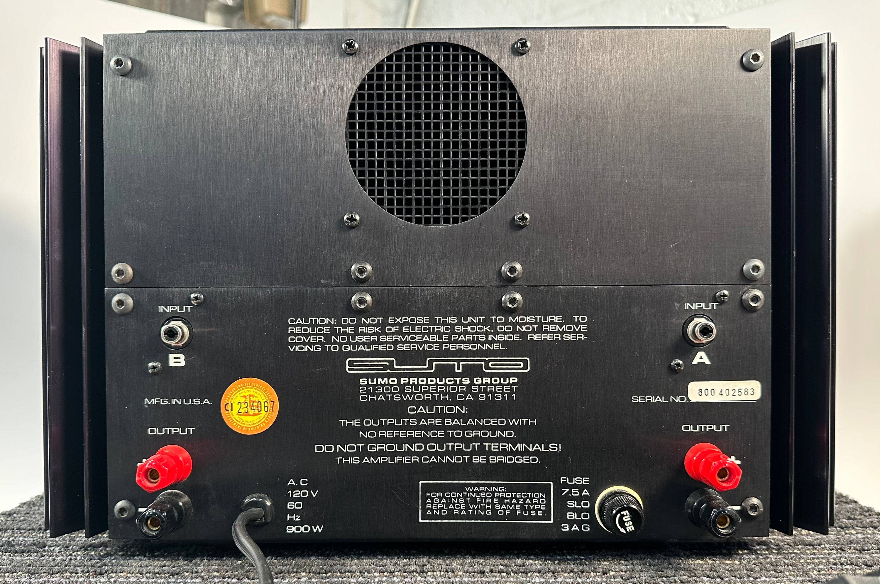 Sumo Andromeda Class AB Differential Power Amplifier Restored