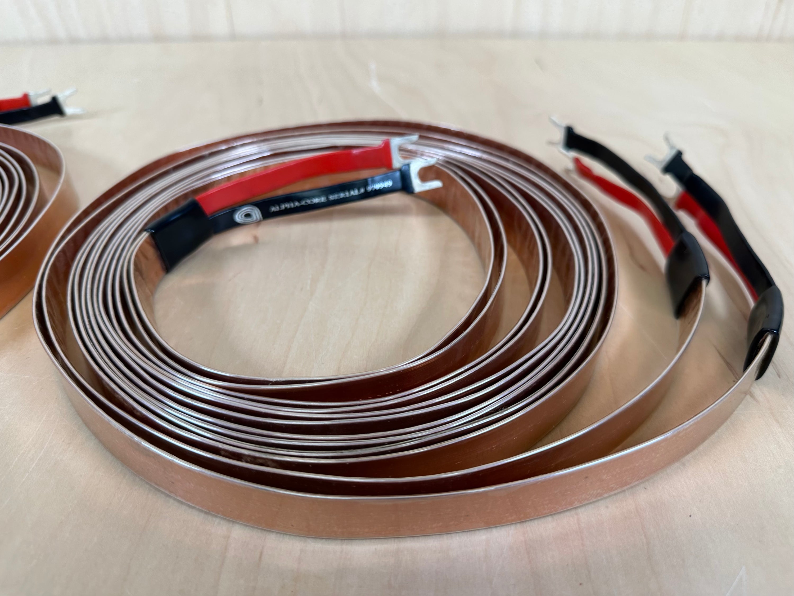 Alpha Core Goertz  MI 2 Veracity Biwire Speaker Cables 10' Pair w/Silver Spades