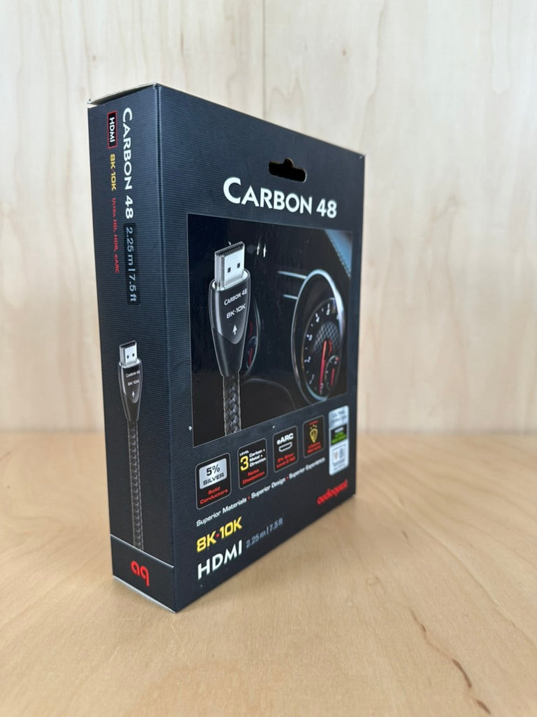 AudioQuest Carbon 48 8k 10k HDMI Cable 2.25 Meter