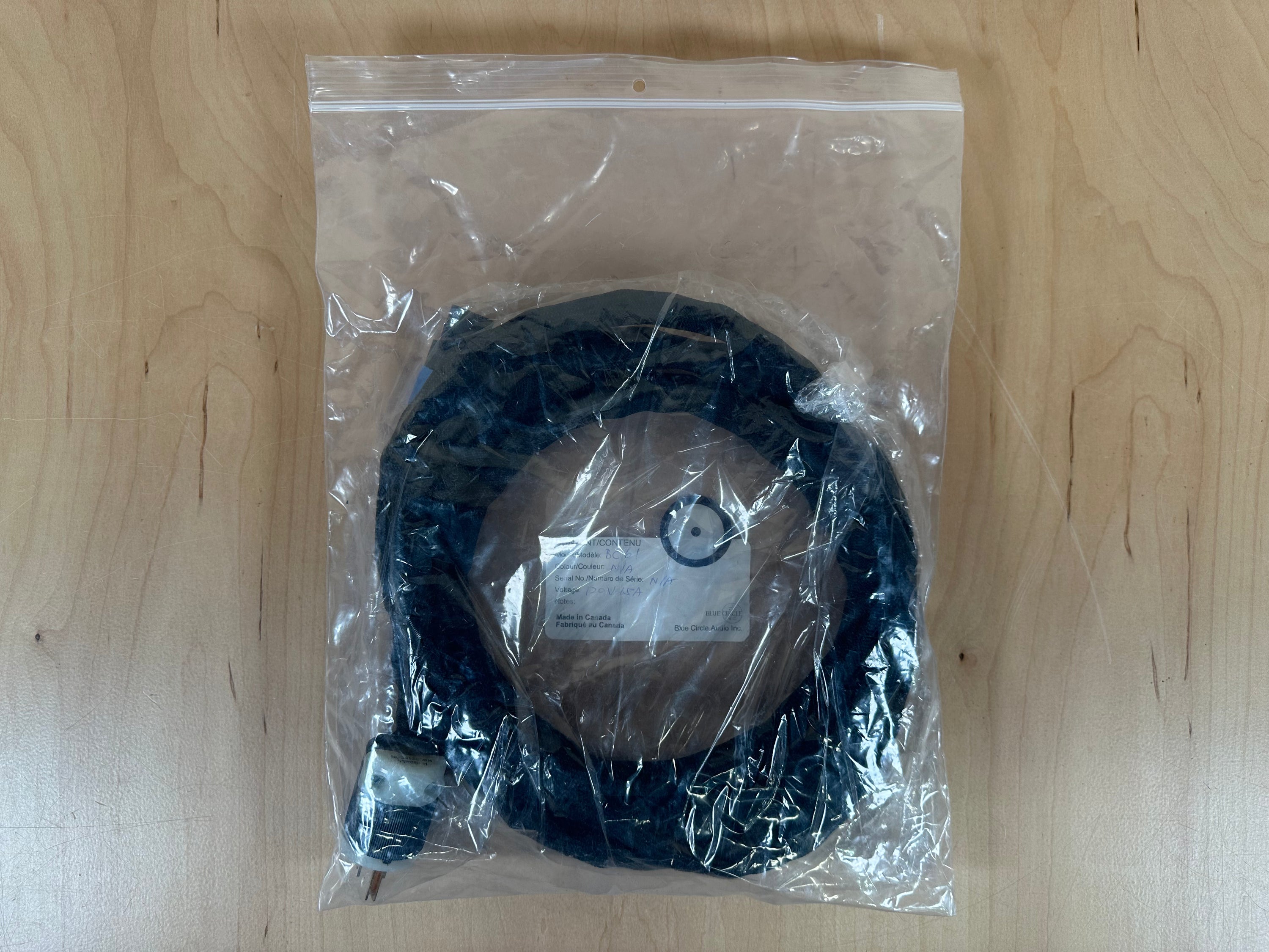 Blue Circle BC61 Audio AC Cable 14'