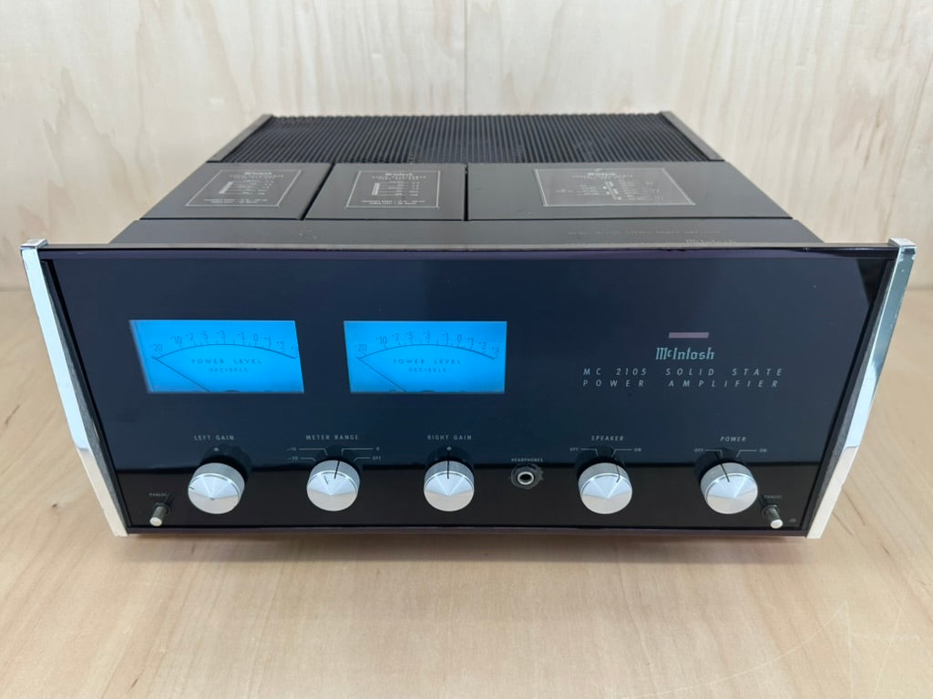 Mcintosh MC2105 Amplifier Serviced w/New Factory Box