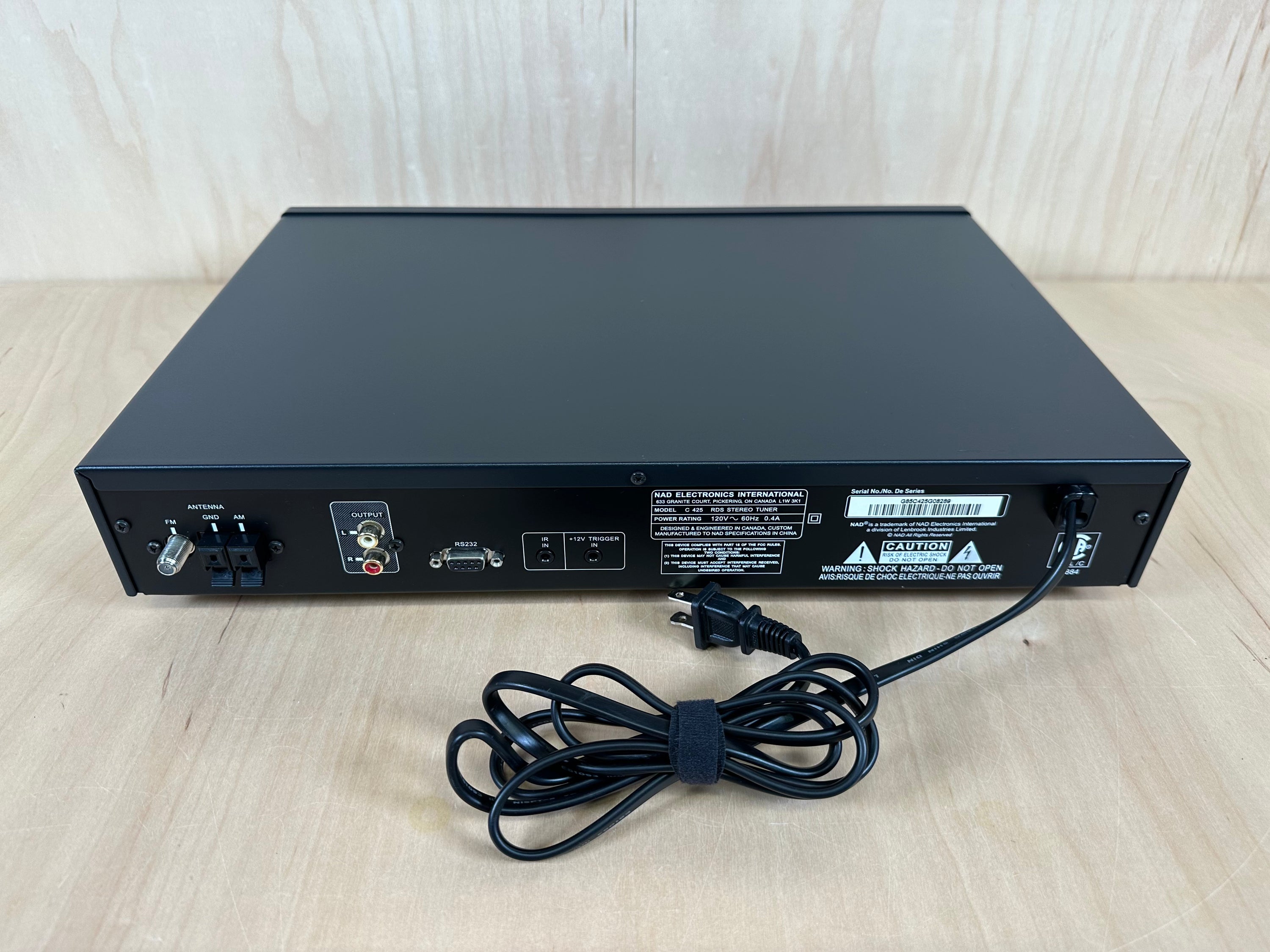 NAD RDS C425 FM/AM Tuner with Remote Control