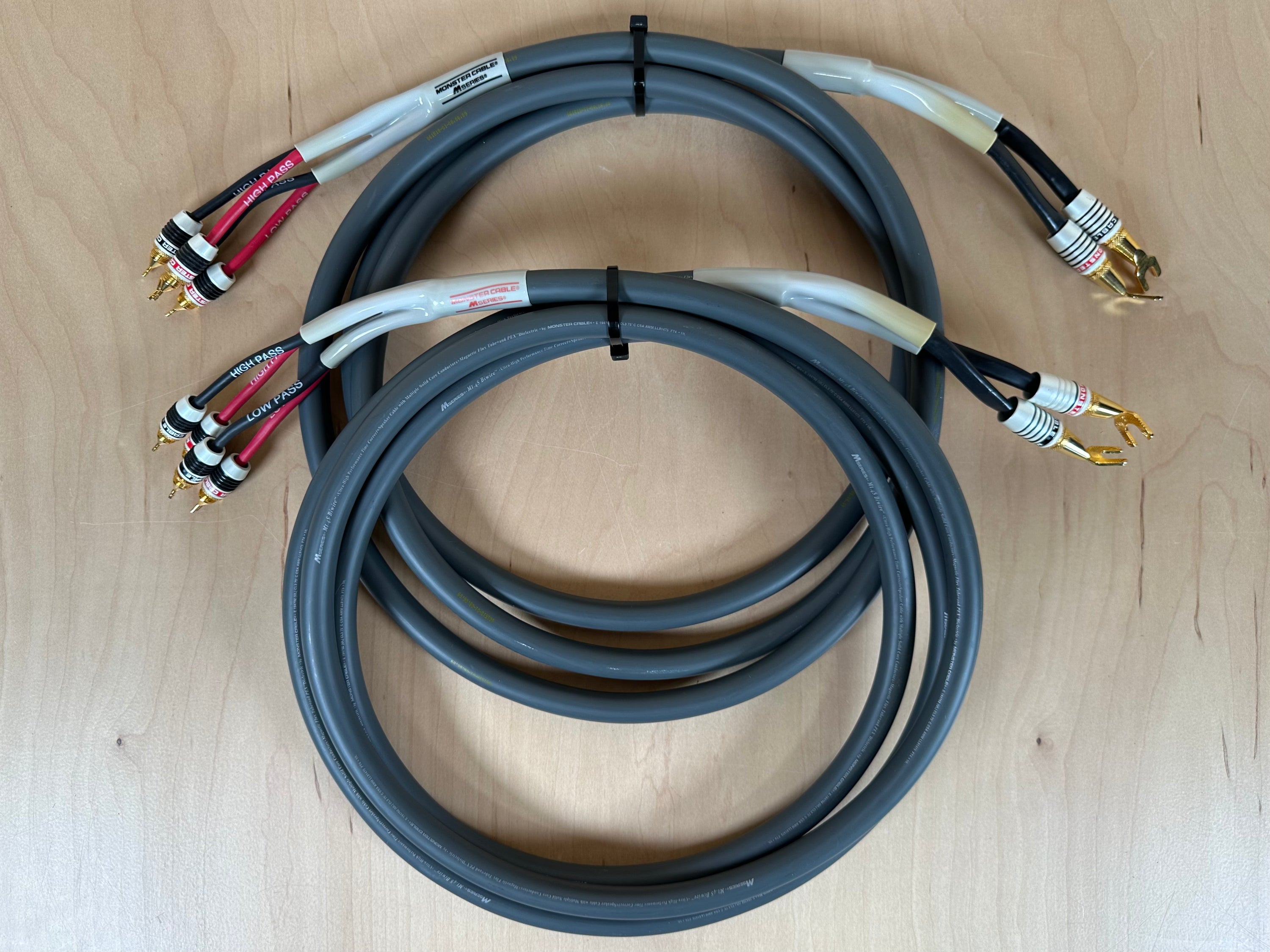 Monster Cable M Series M1.4S Biwire 10' Speaker Cables