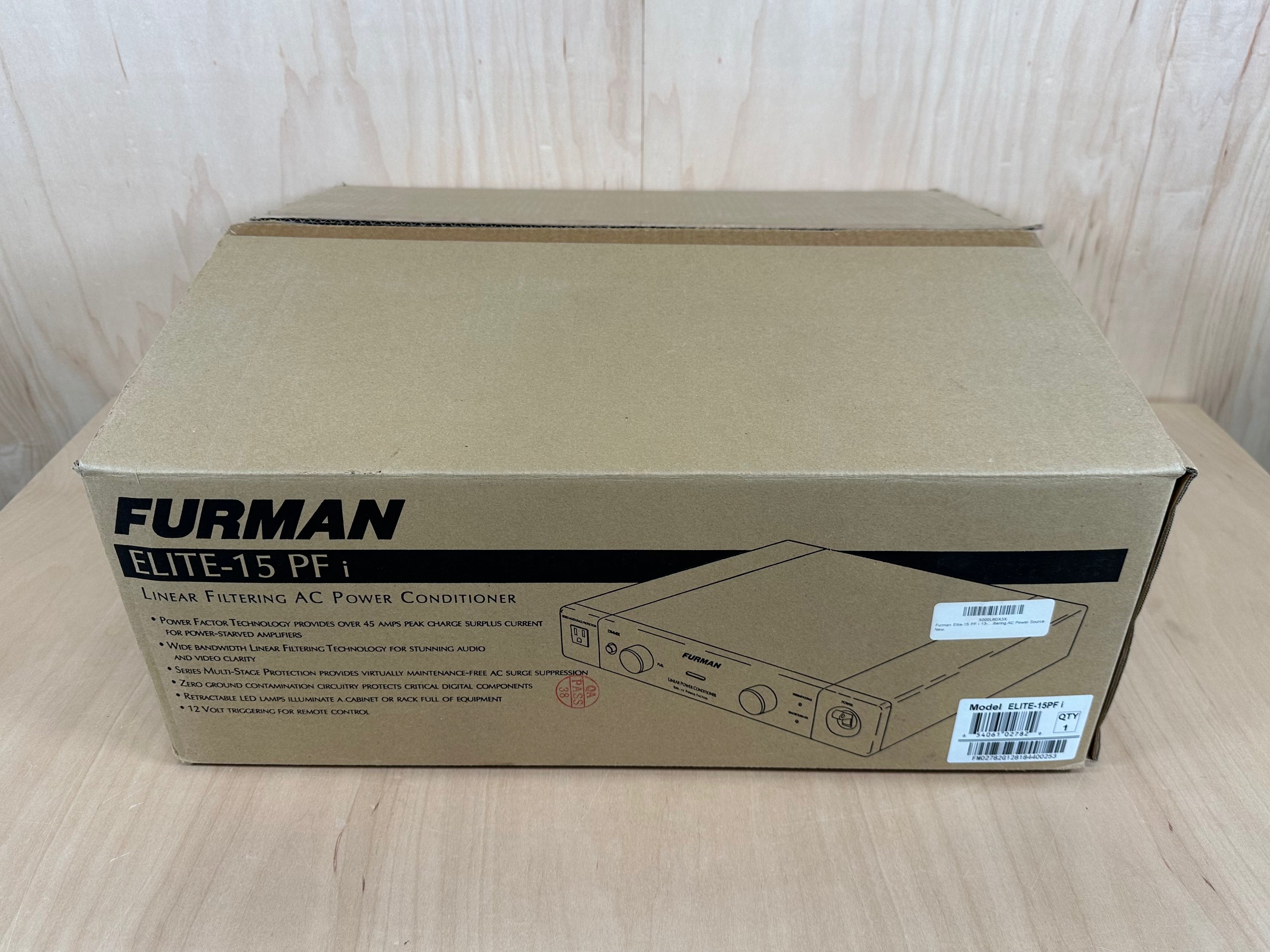 Furman Elite-15 PF i Linear Filtering AC Power Conditioner Orig Box