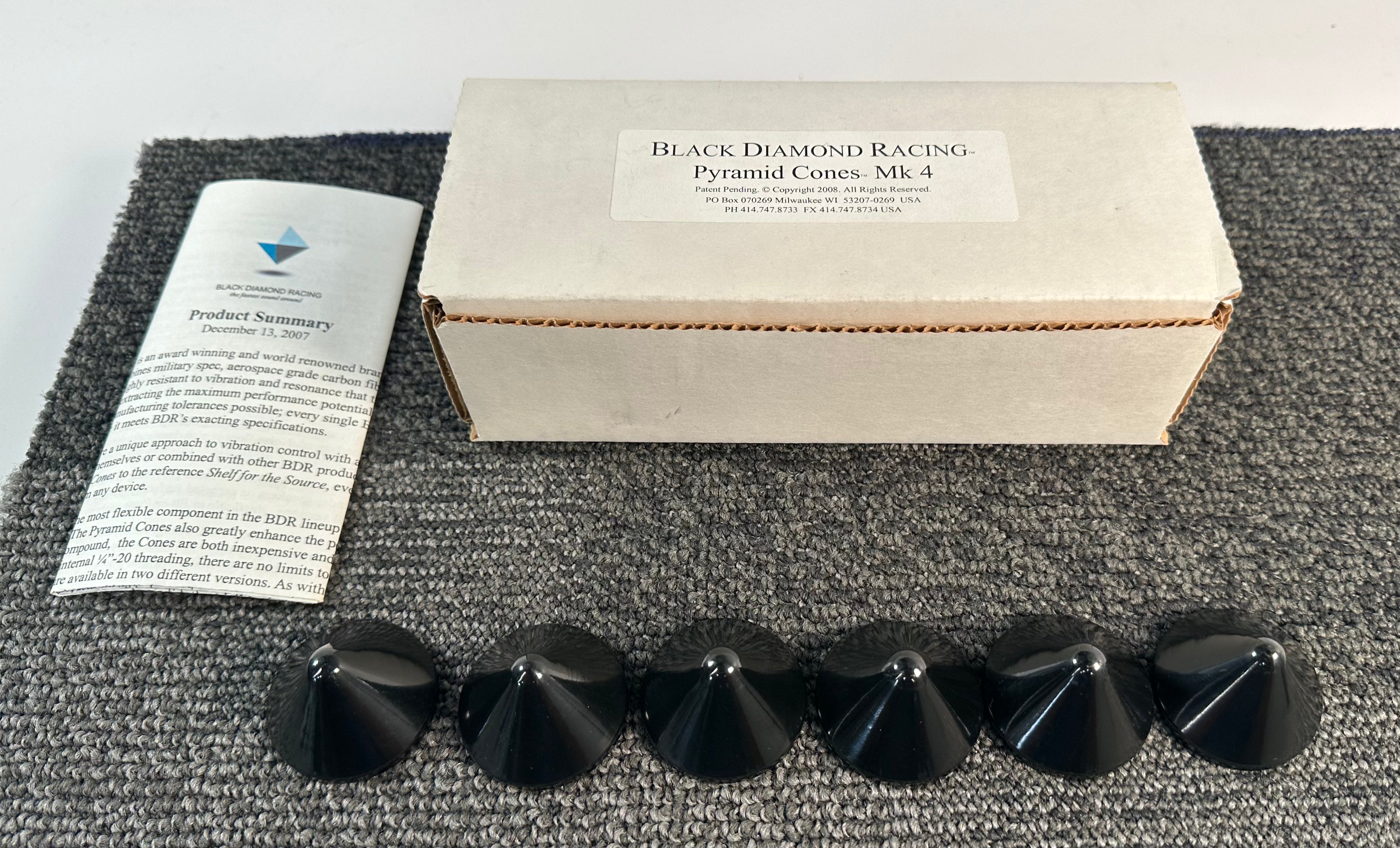 Black Diamond Racing (BDR) Pyramid Cones MK4 – Record Mart HiFi