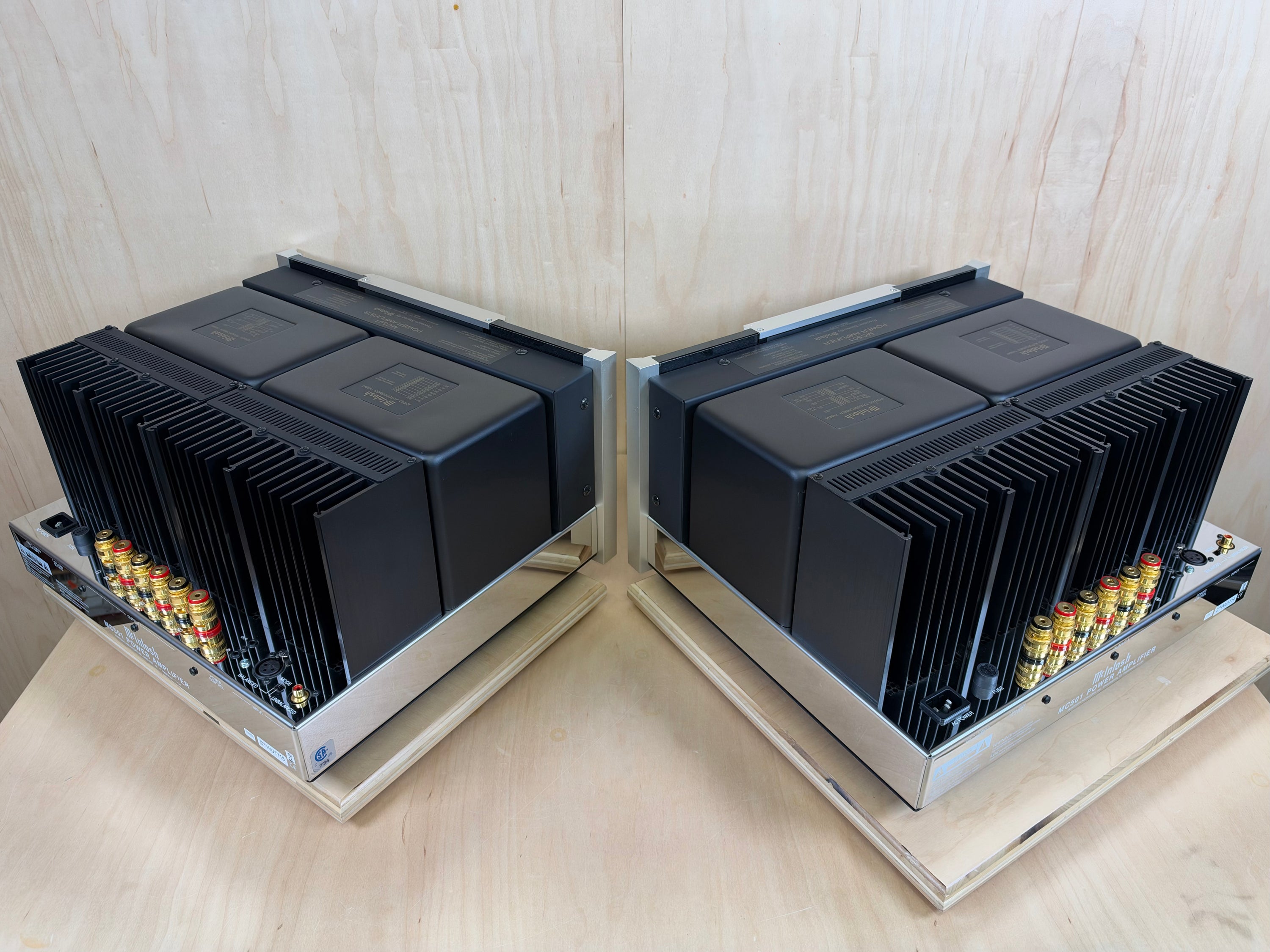 McIntosh MC501 Power Amplifiers w/ Consecutive Serial Numbers
