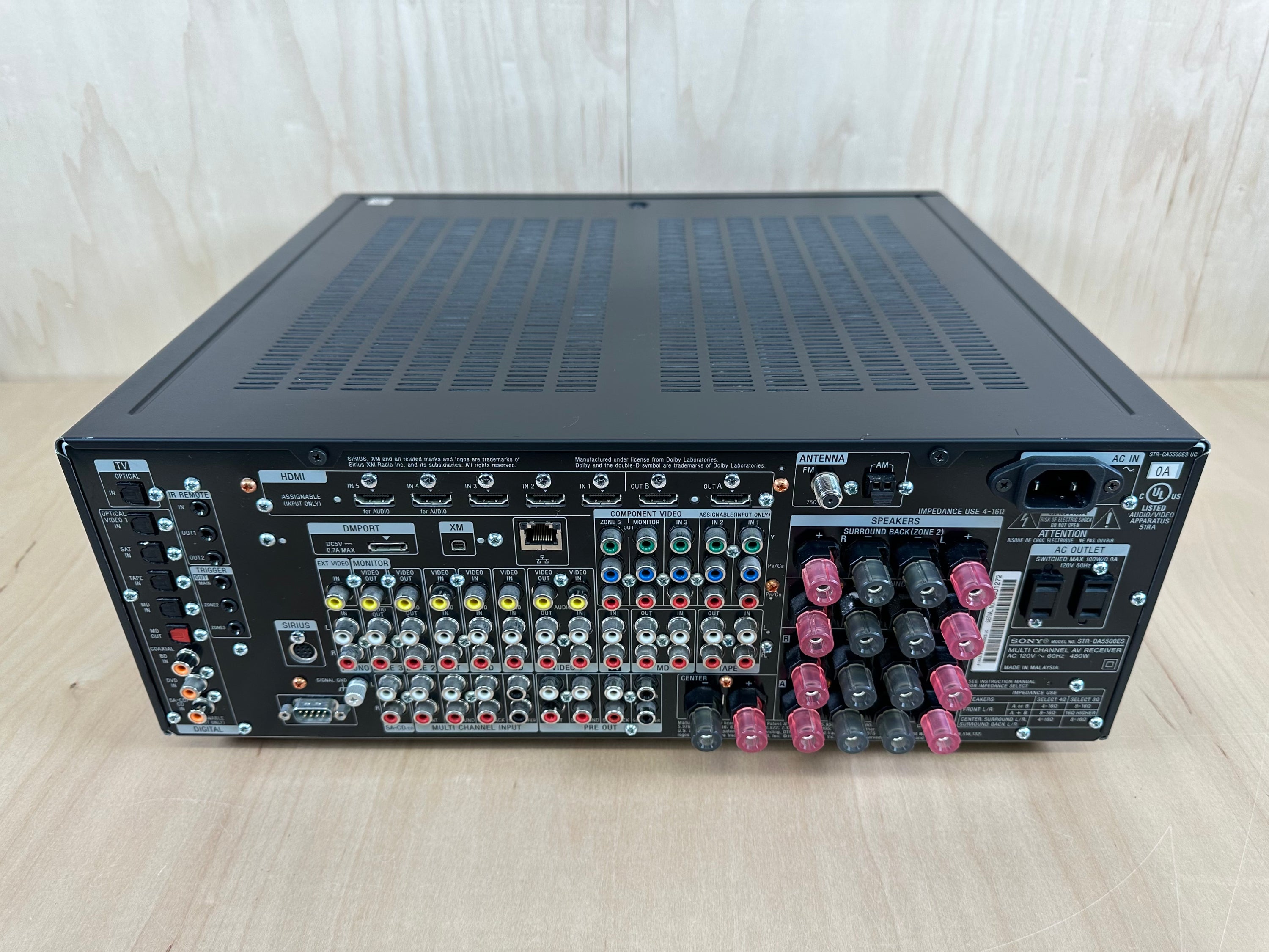 Sony STR-DA5500ES 7.1 Channel AV Receiver Bundle