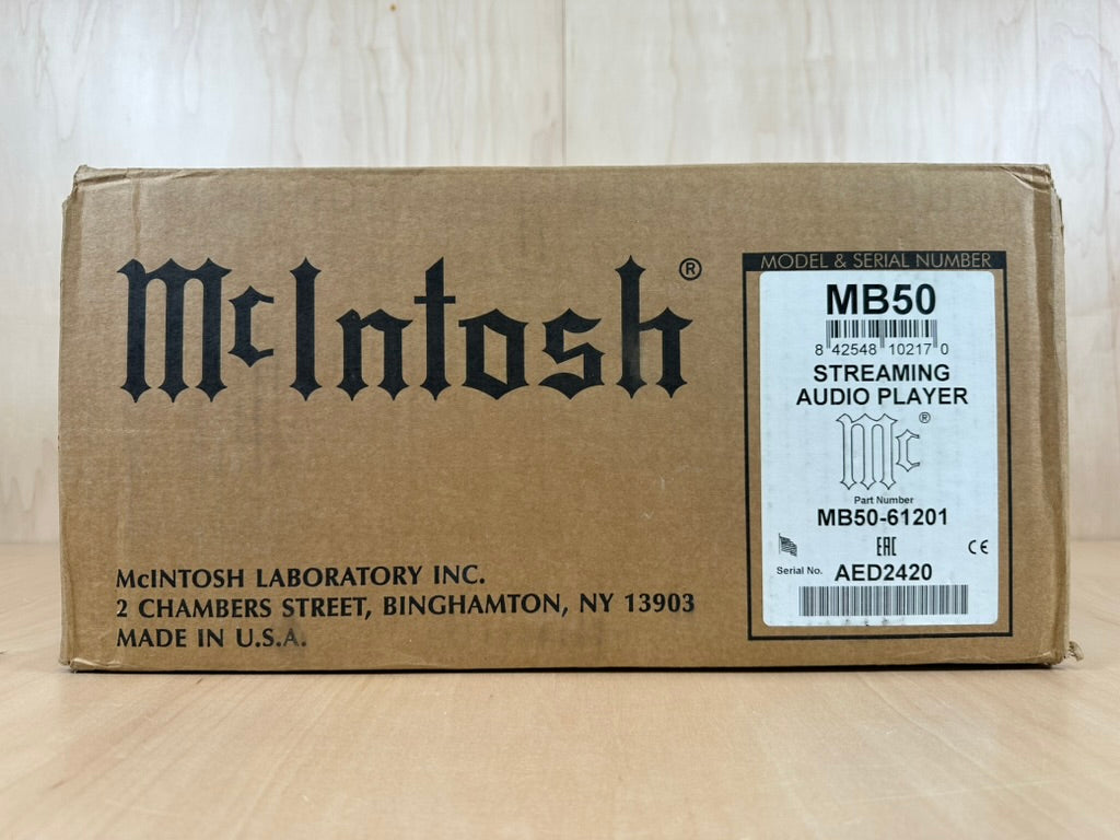 Mcintosh MB50 Streaming Audio Player New In Box