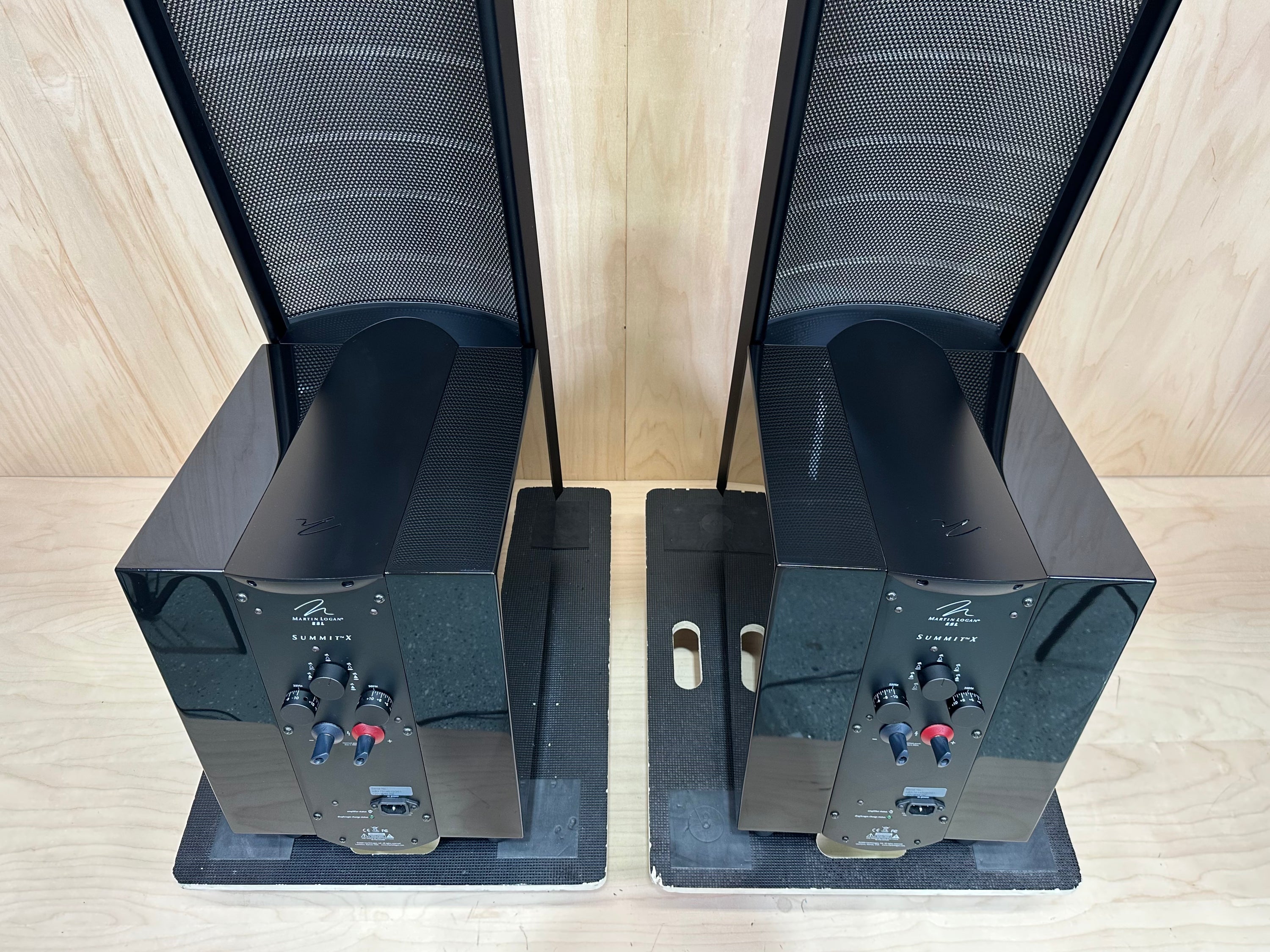 Martin Logan Summit X Speakers High Gloss Black