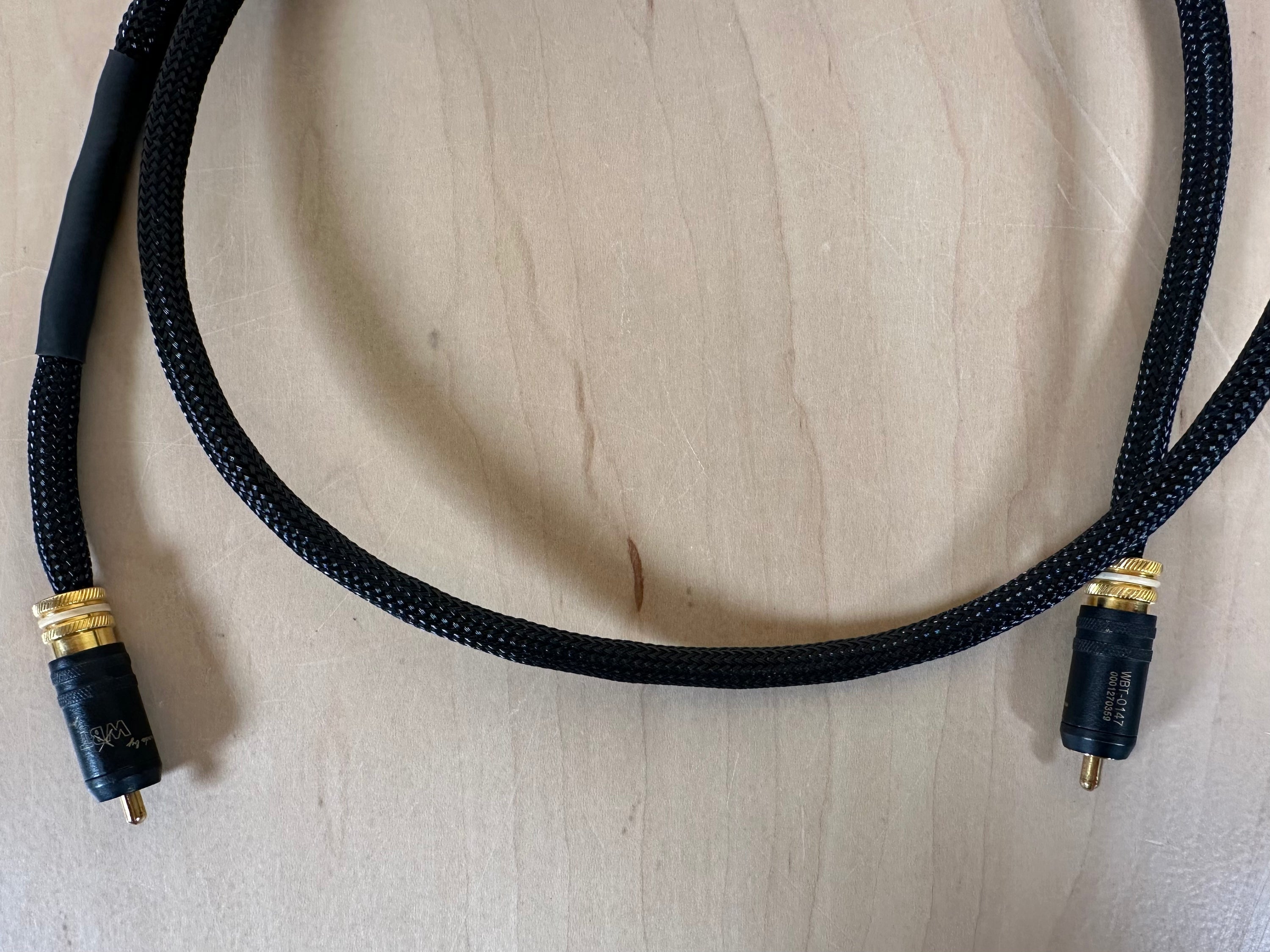 Kimber Kable HERO RCA Interconnects w/WBT-0147 plugs 1 meter PAIR