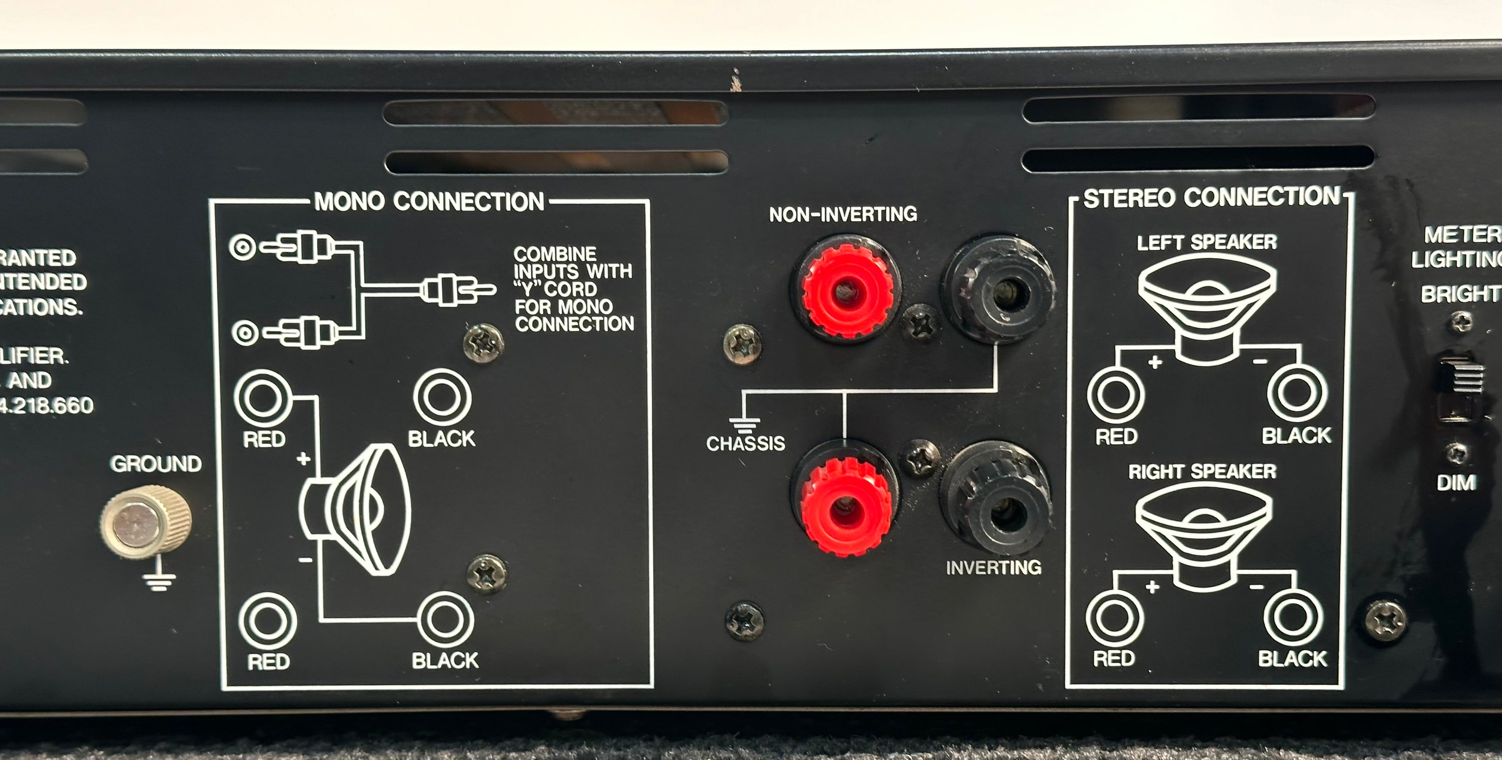 Carver M-500 Magnetic Field Power Amplifier