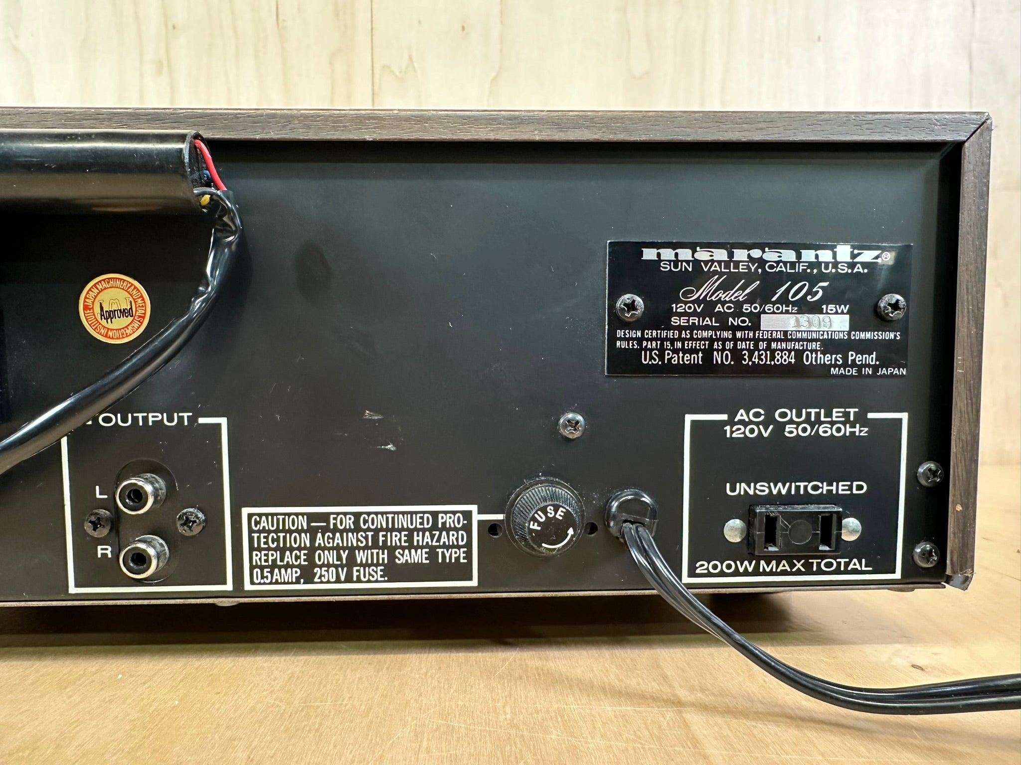 Marantz Model 105 FM/AM Stereo Tuner – Record Mart HiFi