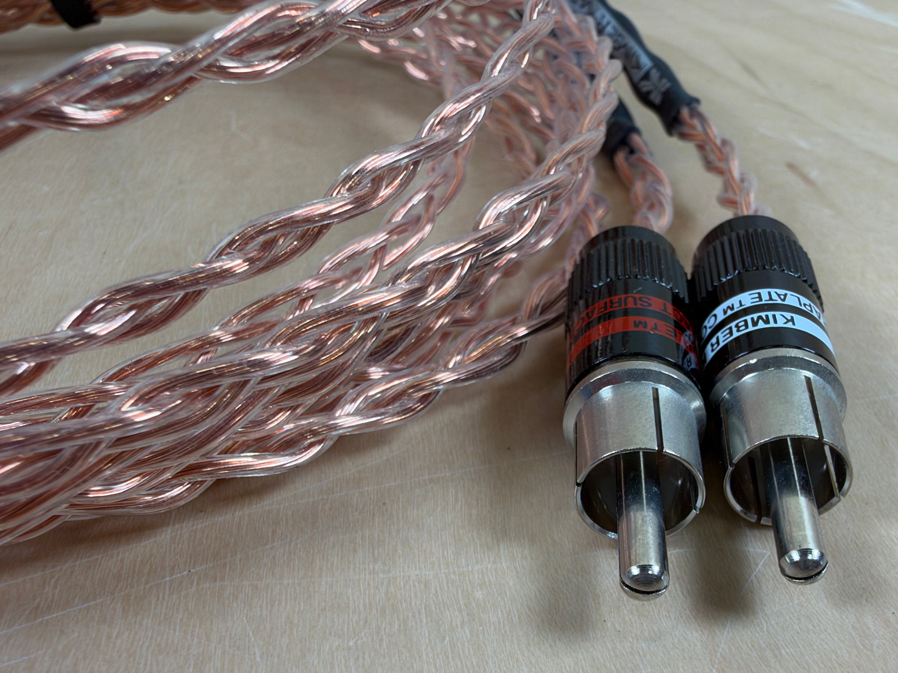 Kimber Kable Timbre RCA Interconnects 2 Meter Pair Ultraplate