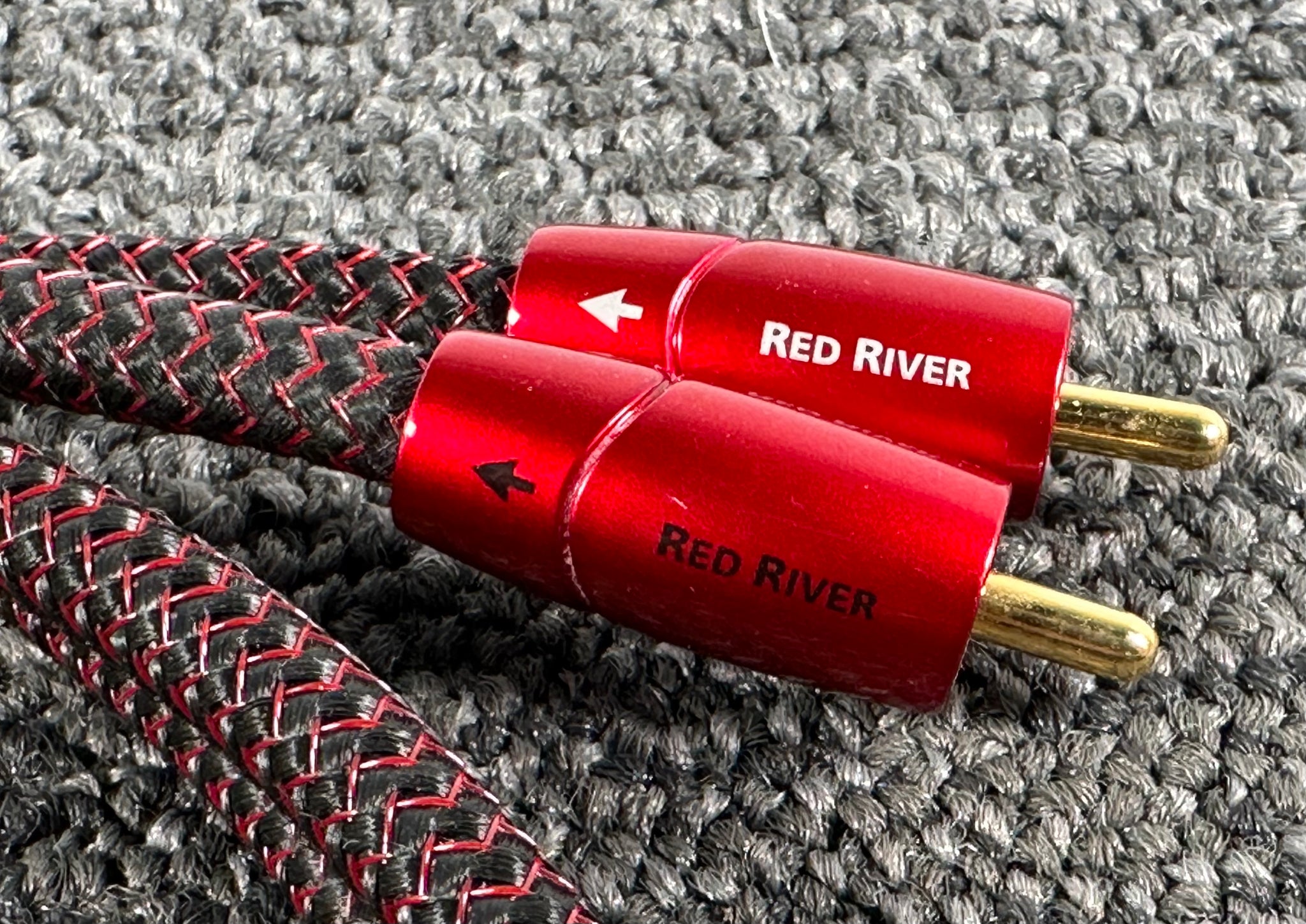 Audioquest Red River RCA (2 x 0,5m) - Câbles stéréo RCA