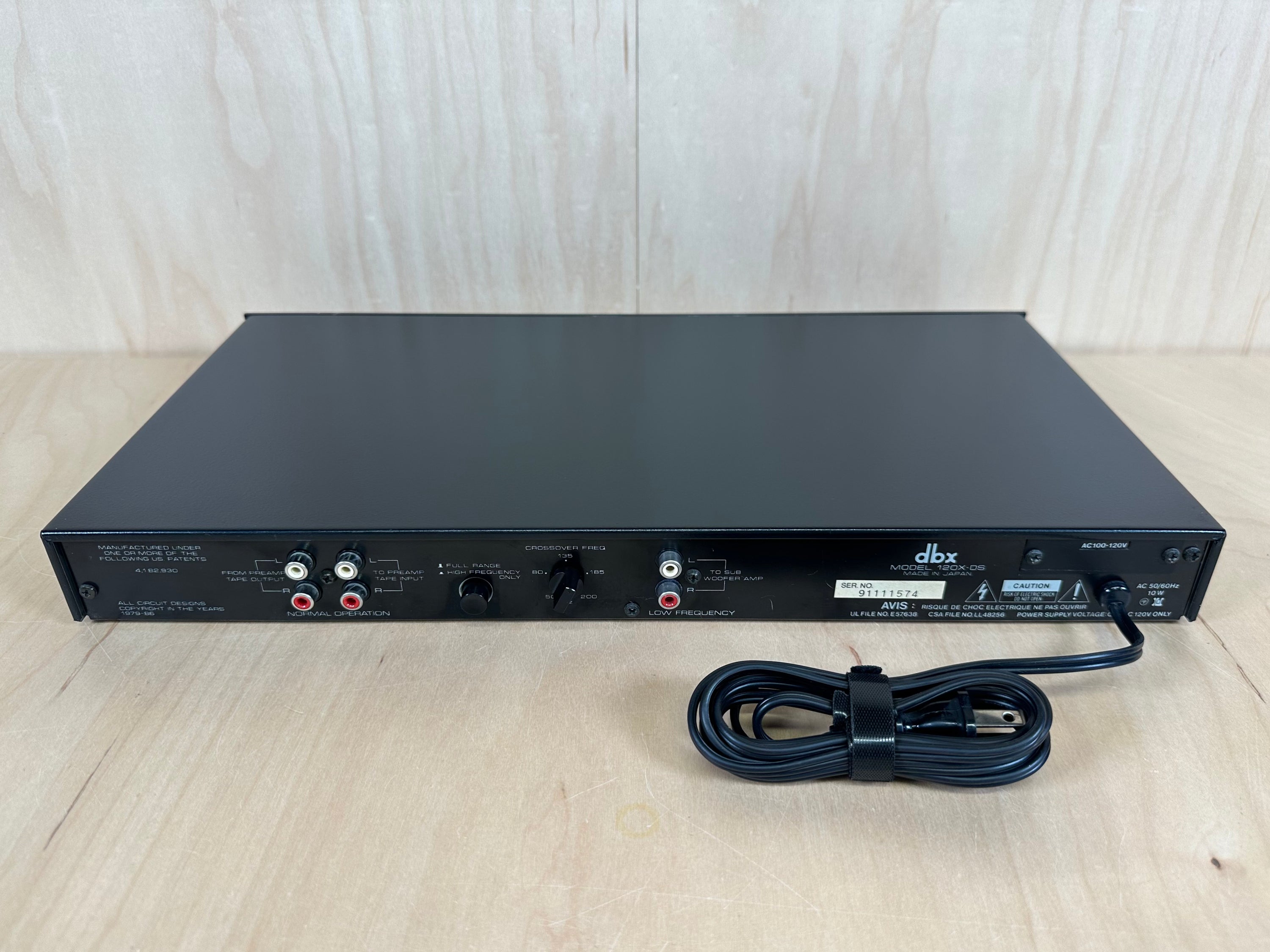 dbx 120X-DS Subharmonic Synthesizer/Electronic Crossover