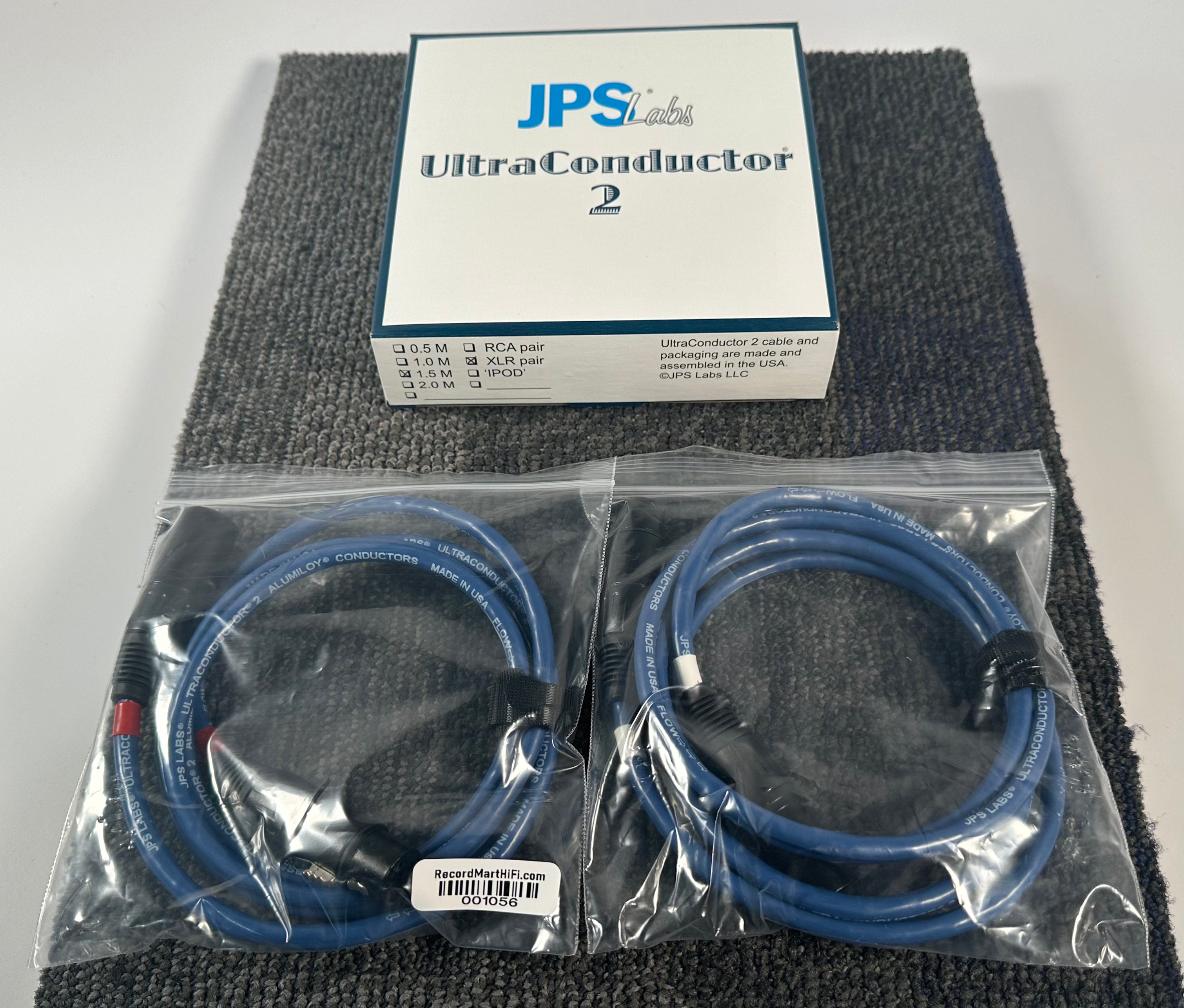 JPS Labs Ultra Conductor 2 XLR 1.5 Meter Pair  			