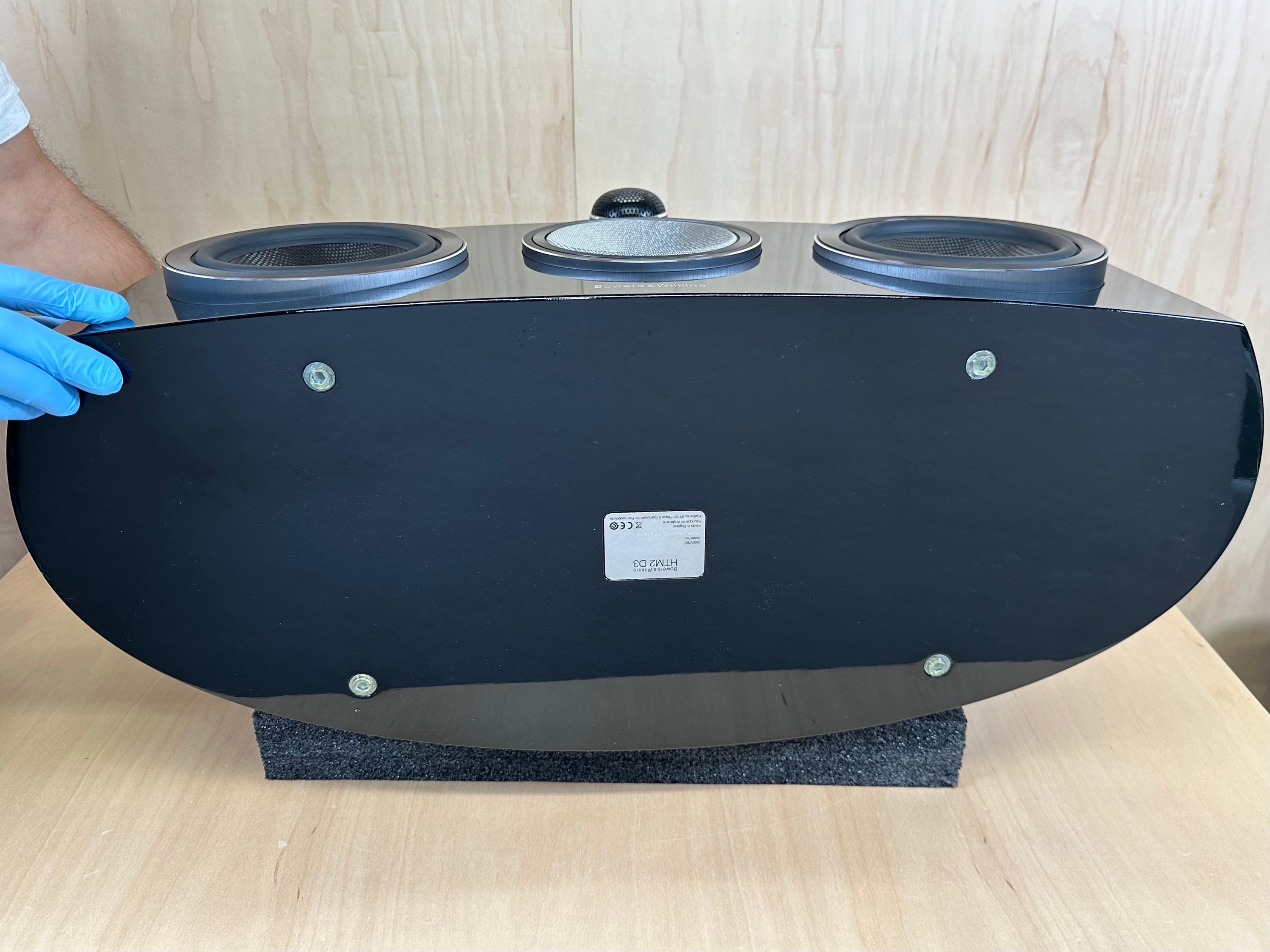 B&W HTM2D3 Diamond Center Channel Speaker Gloss Black