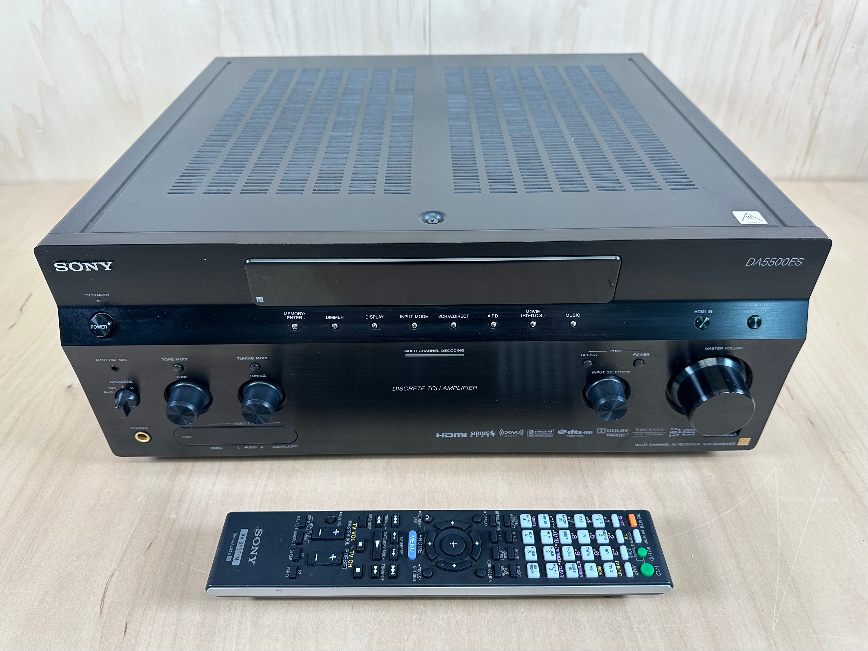 Sony STR-DA5500ES 7.1 Channel AV Receiver Bundle