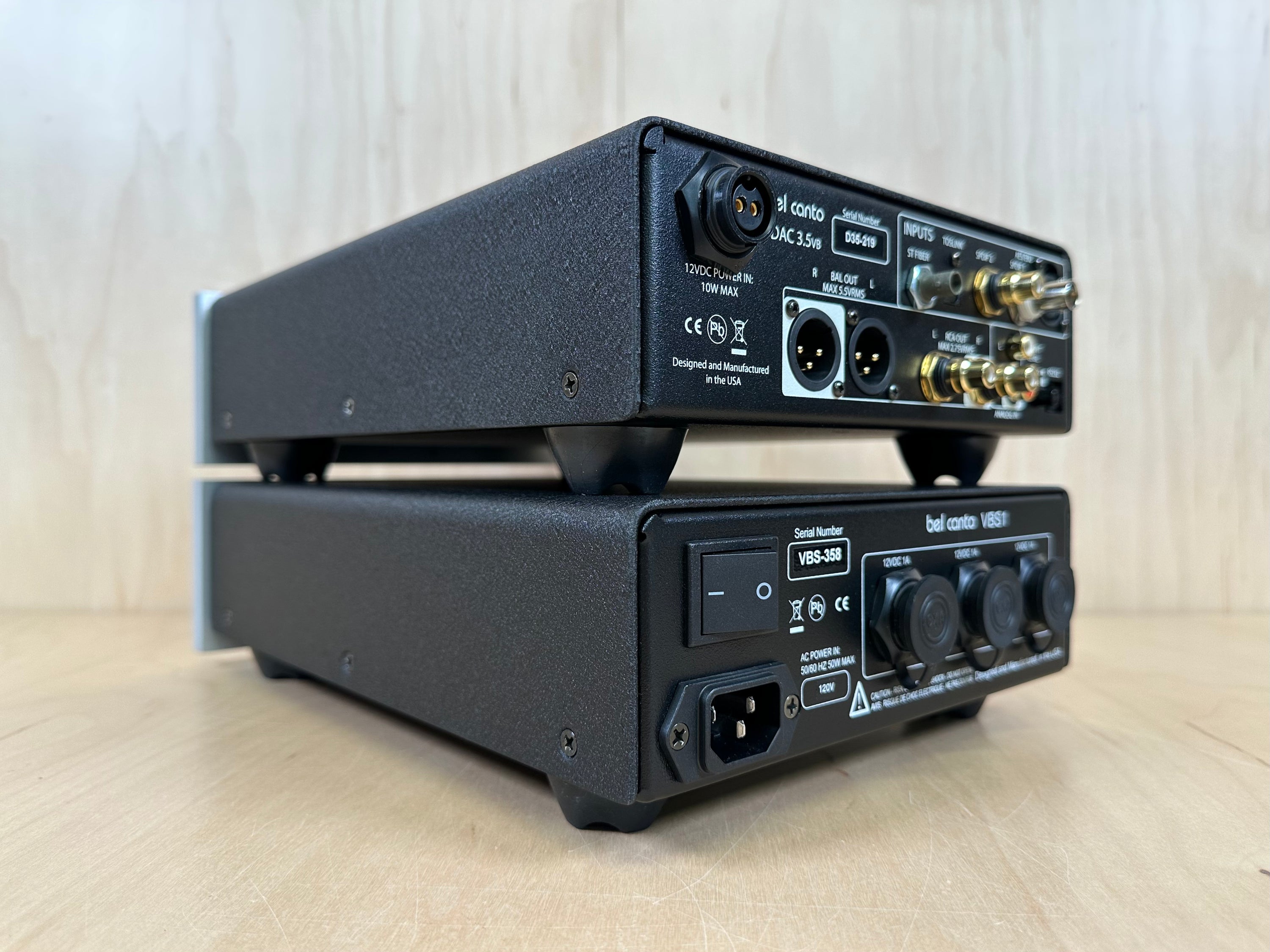 Bel Canto DAC 3.5VB, Remote, VBS1, USB Light Link, ST Fiber Cable w/Original Boxes