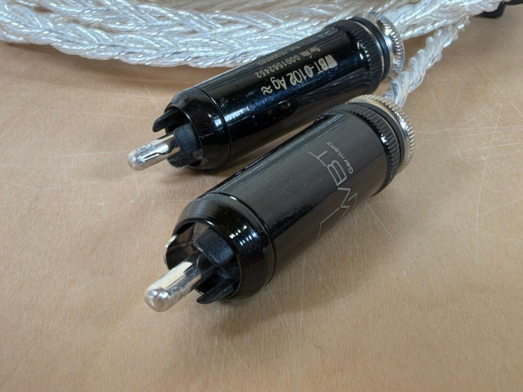 Kimber Kable TGDL 6 Meter RCA Digital/Analog Interconnects WBT-0102 Ag fittings