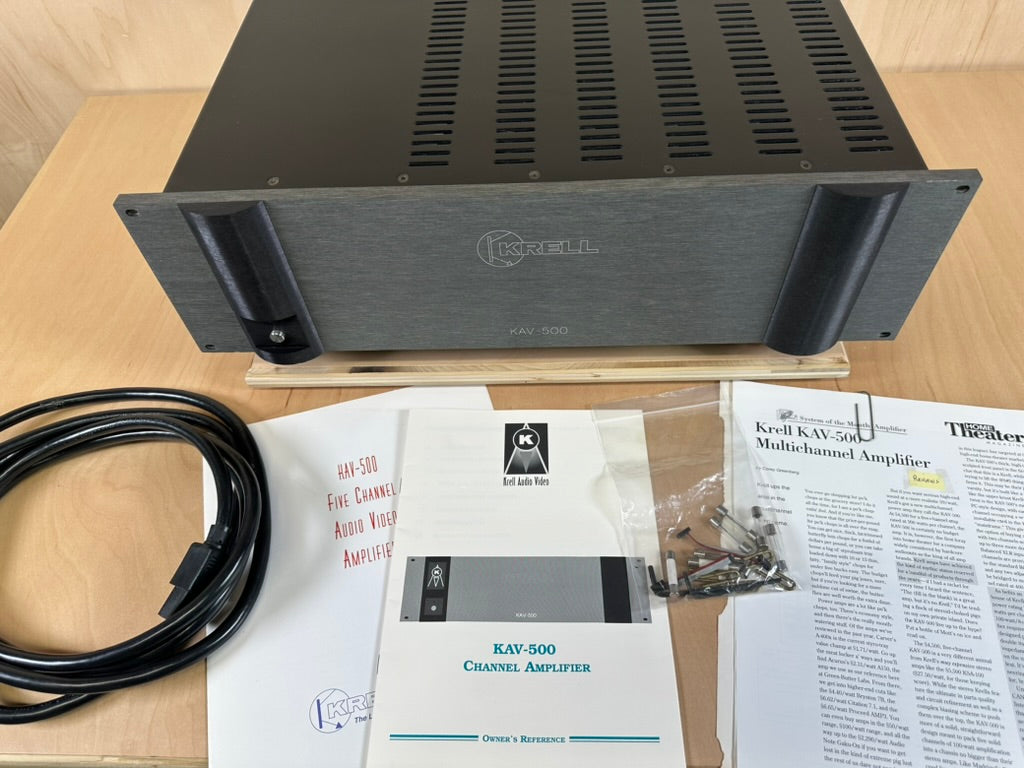 Krell KAV-500 5 Channel Amplifier w/original box